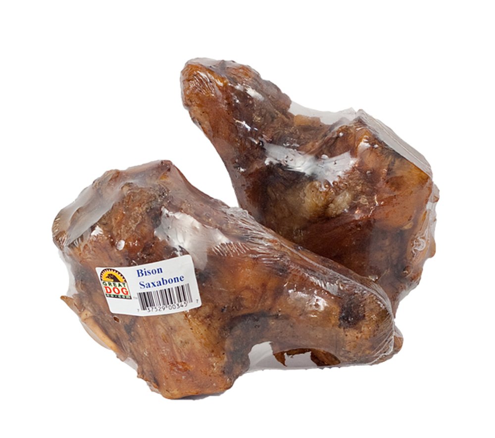 Great Dog Bison Saxabone - 1 Count Bone (Hock Bone) - Sourced and Made in USA