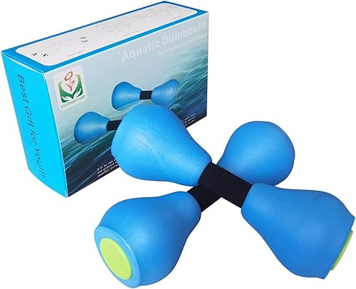 Vista 7 de Davidmay's Gift - Mancuernas de espuma para ejercicio aeróbico acuático, resistencia para piscina, 1 par, equipo de ejercicios de fitness