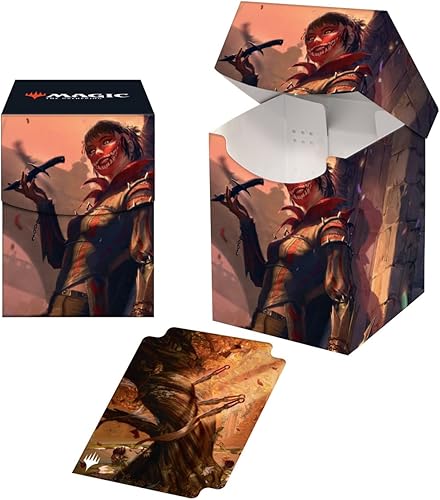 Ultra Pro - MTG Murders at Karlov Manor 100+ Deck Box Massacre Girl, Killer conocido por Magic The Gathering - Tarjetas MTG con funda, tamaño para