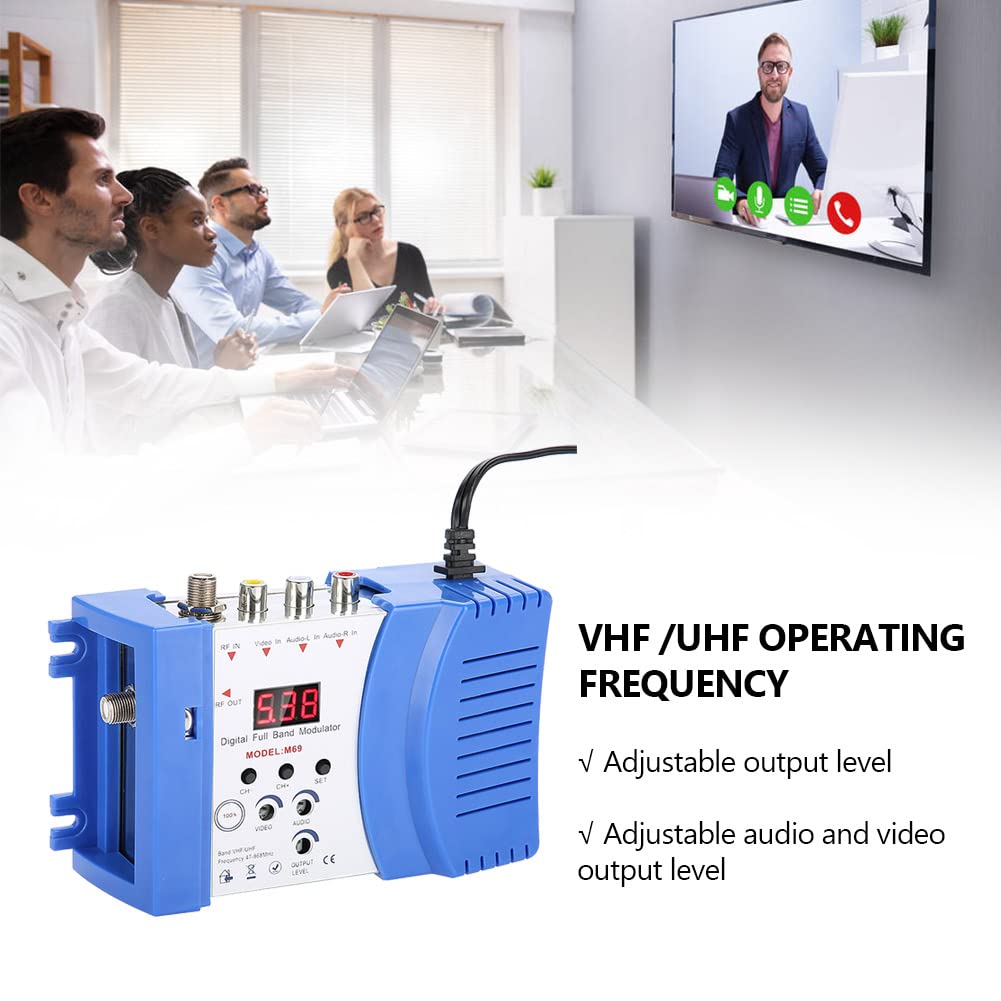 Modulatore RF Digitale AV A TV - Convertitore Segnale Per Satellite, DVD, Videogiochi, Con Spina UE - Foto 4