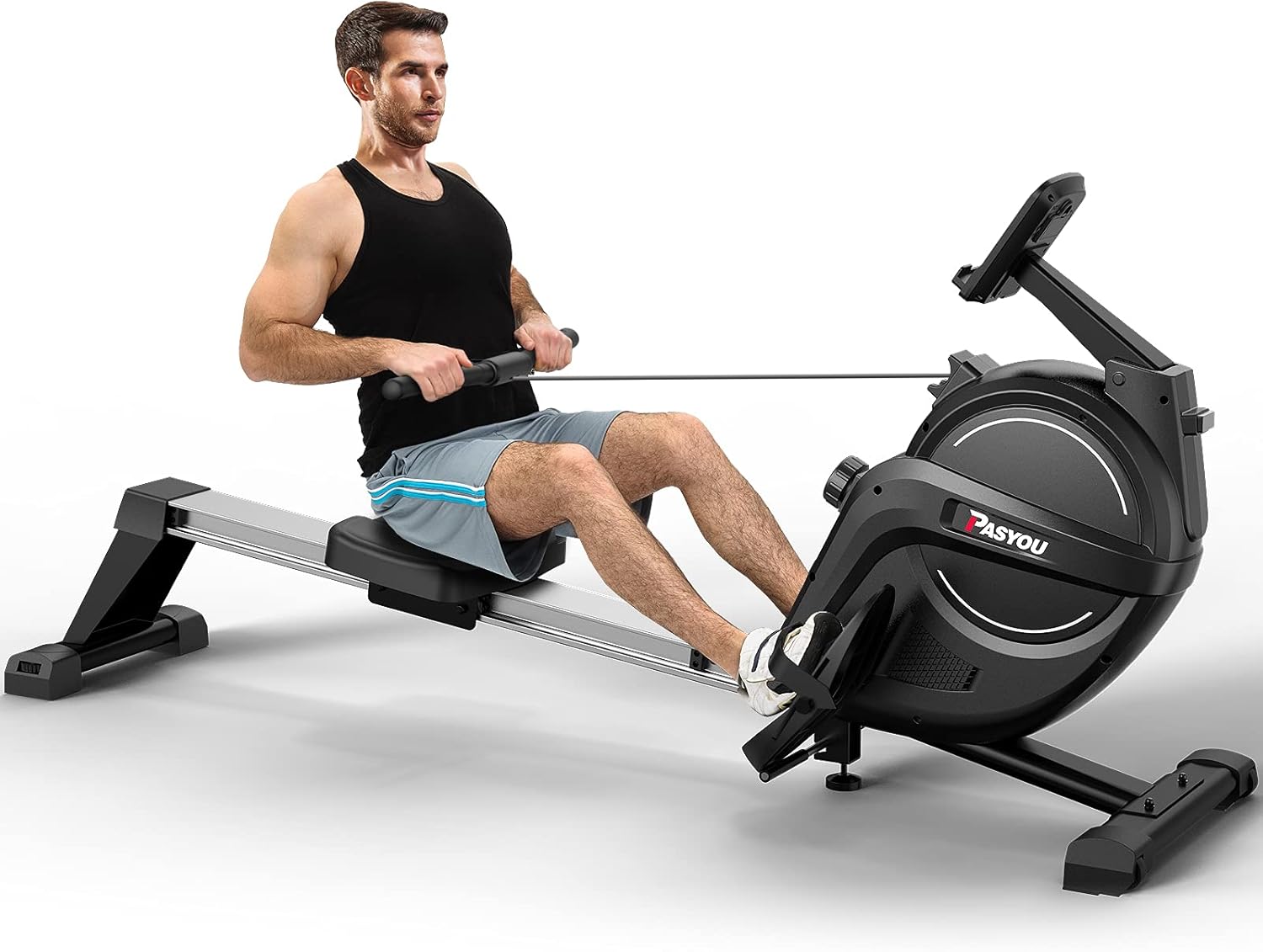 Amazon Com Pasyou Home Folding Rowing Machine Indoor Magnetic Rower For Full Body Workout With 15 Level Adjustable Magnetic Resistance Advanced Belt Driven System Lcd Monitor Smooth Quiet Home Exercise Training Amazon Com Pasyou Home Folding Rowing Machine Indoor Magnetic Rower For Full Body Workout With 15 Level Adjustable Magnetic Resistance Advanced Belt Driven System Lcd Monitor Smooth Quiet Home Exercise Training
