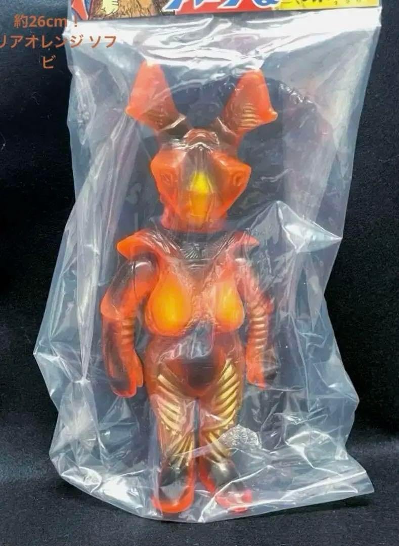 26cm！【新品未開封】■マルサン ゼットン ソフビ クリアオレンジ / レア Amazon.co.jp: ゼットン 350 クリア オレンジ 彩色 怪獣 福袋 マルサン