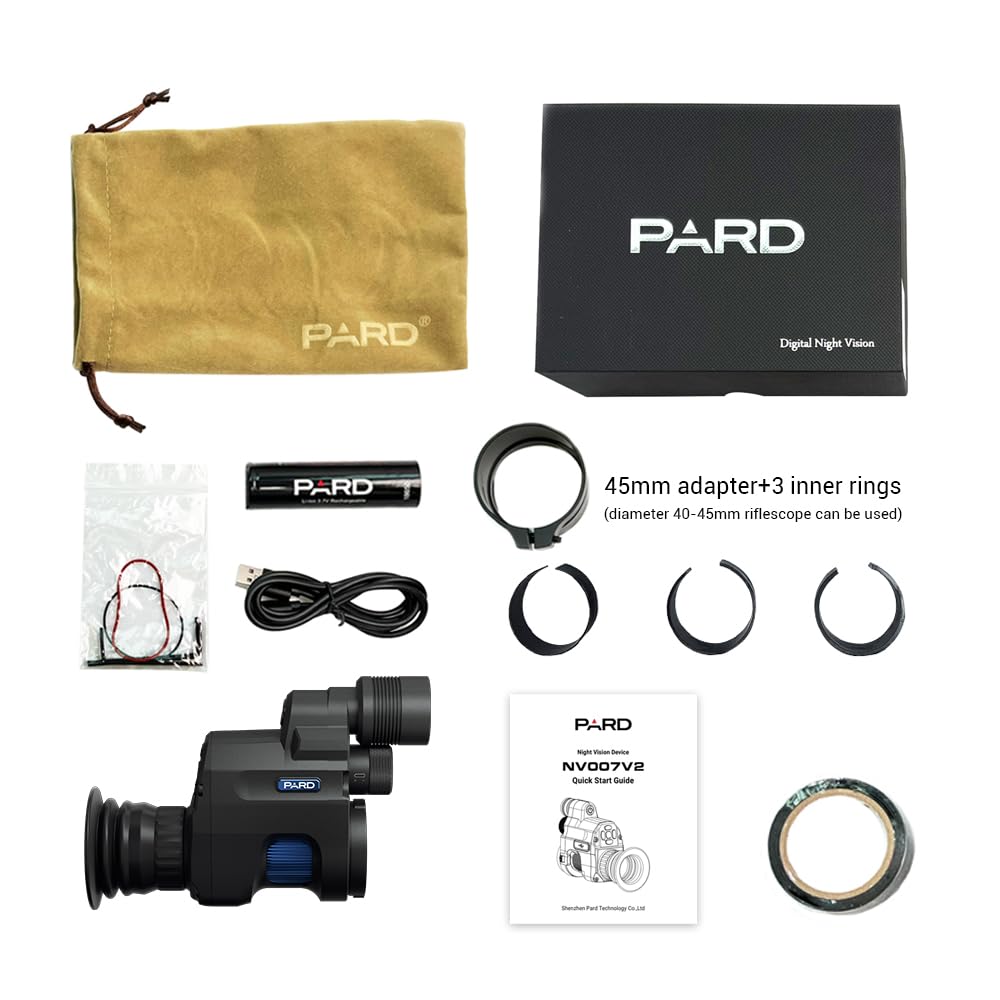 PARD NV007V2 Nachtsichtgerät Monokular 850nm 940nm 350m