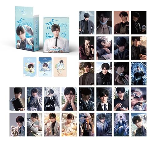 Love and deepspace Lian Yu Shen Kong Sylus Qin Che LOMO Cards Anime Game Card Cosplay 57x86mm Card Merch 50PCS (Zayne) - Zayne