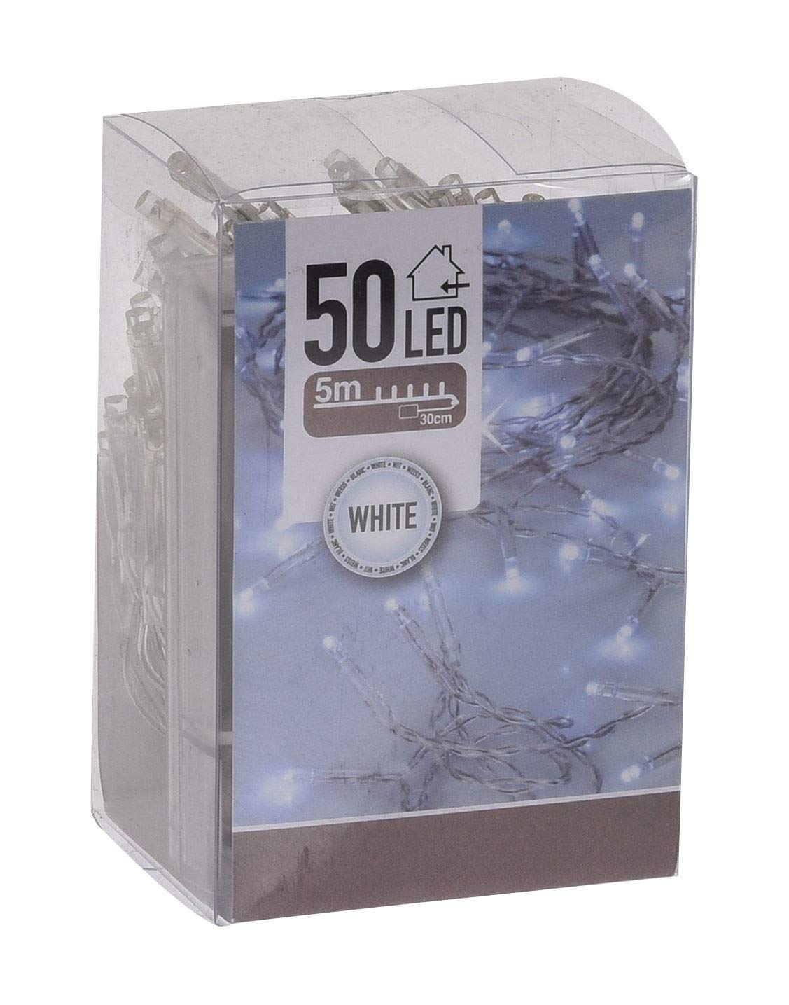 Spetebo LED Fairy Lights with 50 LEDs Battery Operated Colour: Cold White