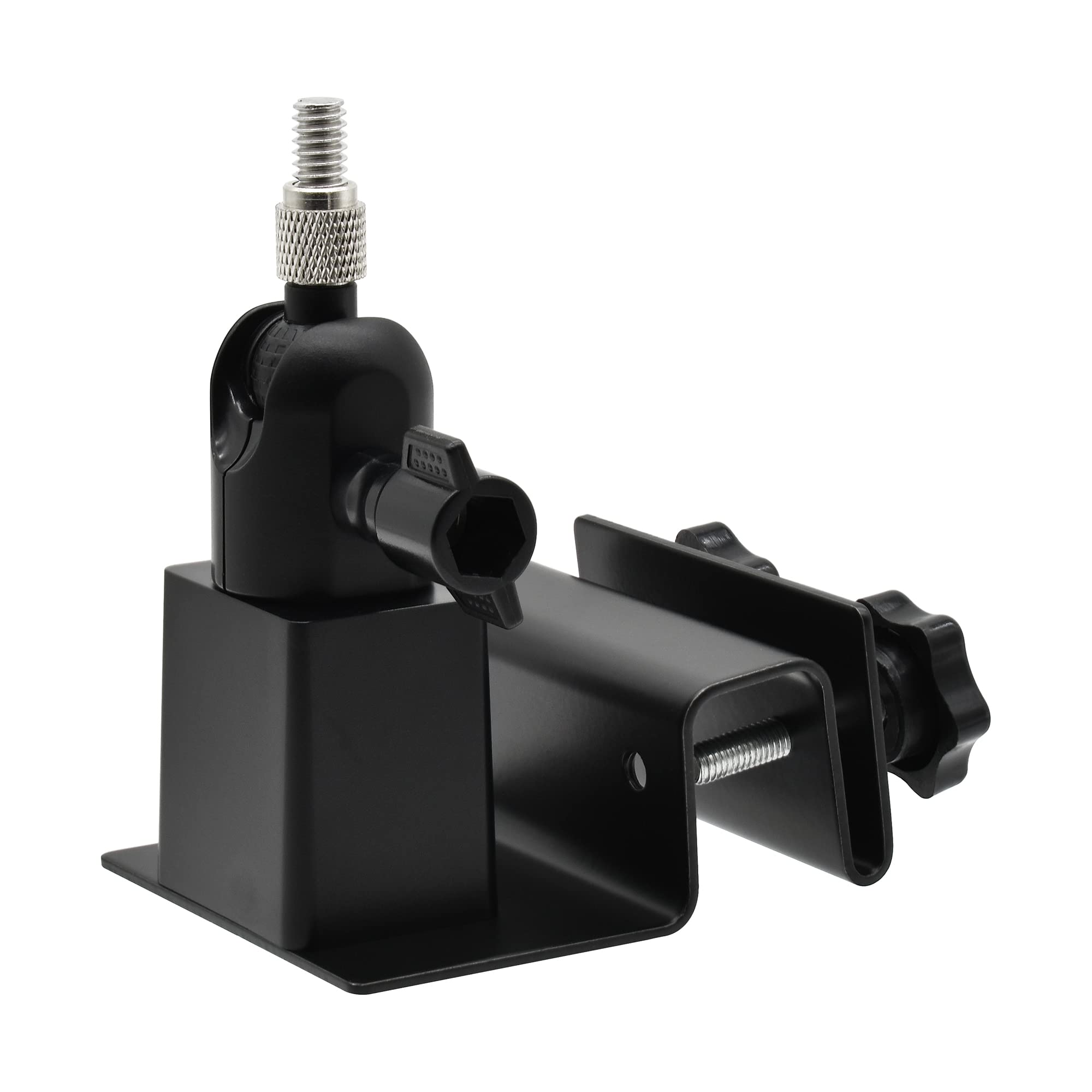 HolicfunUniversal Solar Panel Gutter Mount for Ring, Arlo, Eufy, Wyze, Reolink Solar Panels and More (Black)