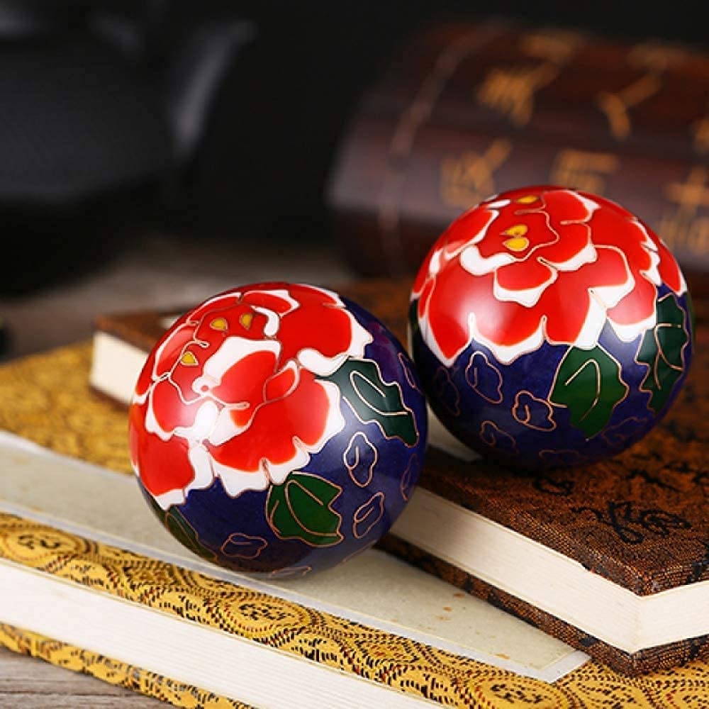 Palle Antistress per Adulti, Palle Baoding Palle Antistress per Adulti Palle Cinesi per Esercizi Feng Shui Massaggio Palla per Esercizi Palla da Meditazione per H Palle c