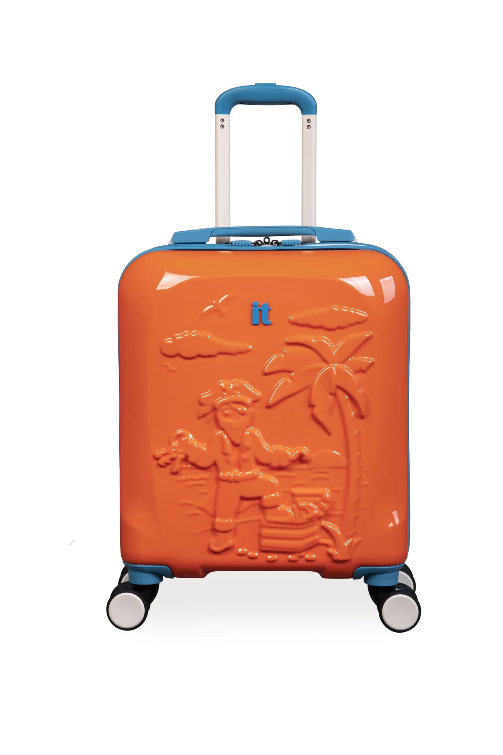 it luggage Treasure Trove-Turmeric Yellow-Underseater-18 inches-Kids Luggage- Hard case- PC-Travel Bag-8 Wheel Trolley Bag-picture-38