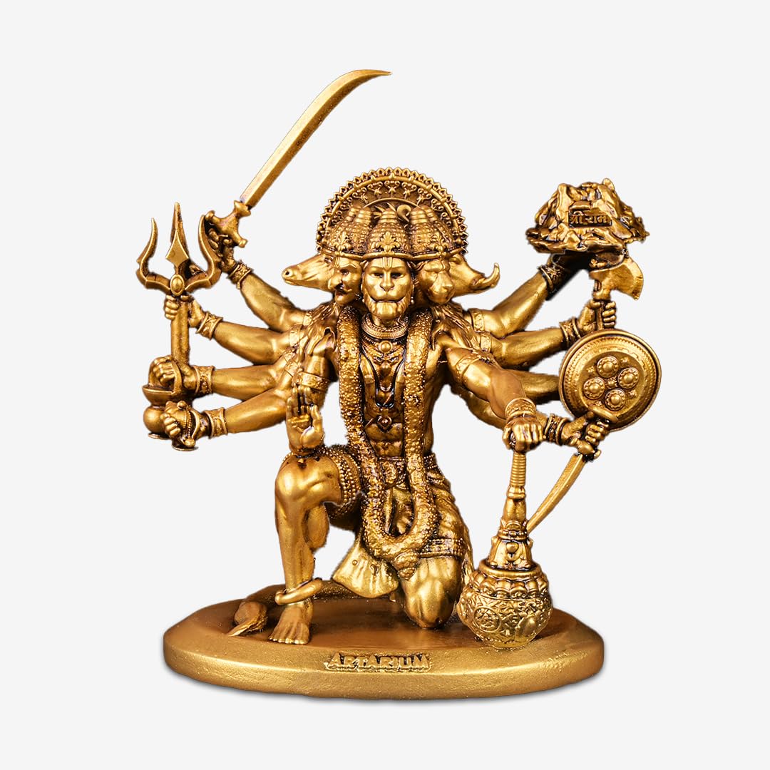 Amazon.com: Artarium Panchmukhi Hanuman Statue 3.5 Inch, Five
