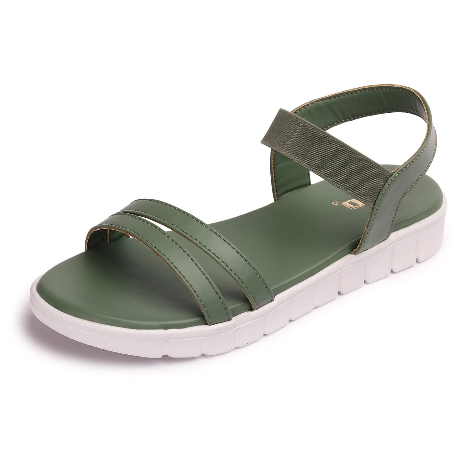 Colo Flat Sandal & Slipper For Womens and Girls|Stylish Flat Sandal DY-4 Olive Green Size 5 (B0BNQLBXW4) Amazon Price History, Amazon Price Tracker