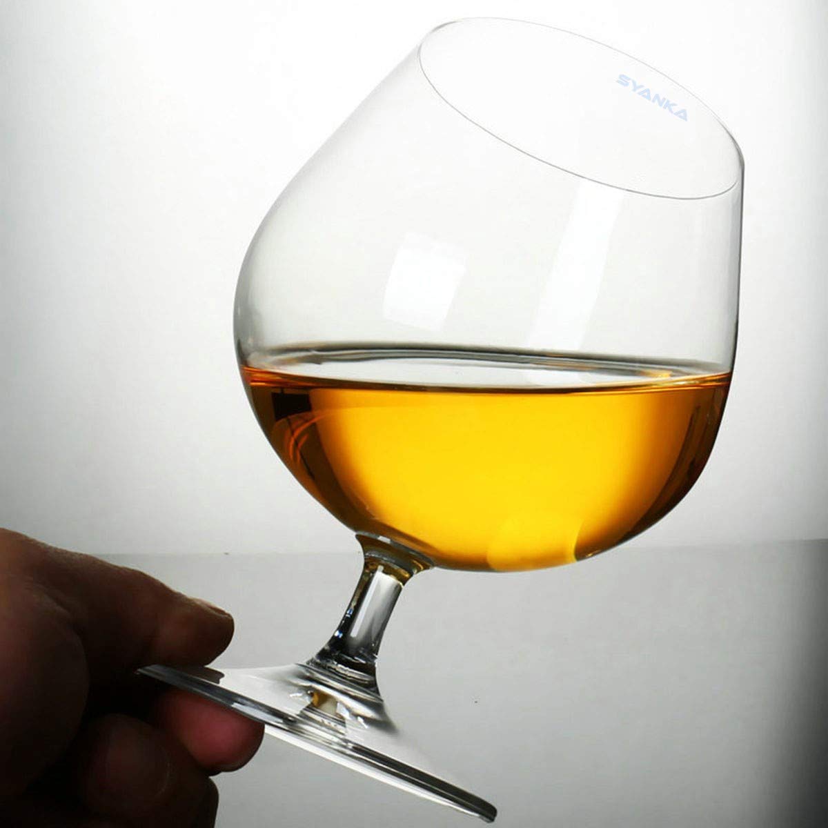 SYANKA Italian Premium Classic Brandy Glasses Set of 8, 300 ML, Non-Lead Crystal Clear, Ideal for White or Red Wine Glasses 1