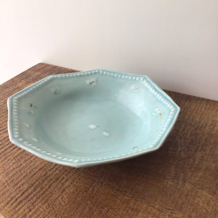 石木文さん 八角深皿 スワン 【公式通販】