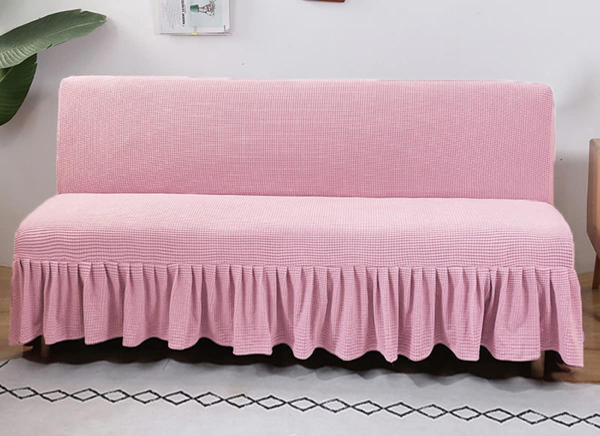 Amazon｜ソファカバー 肘なし スカート フリル ストレッチあり ソファ