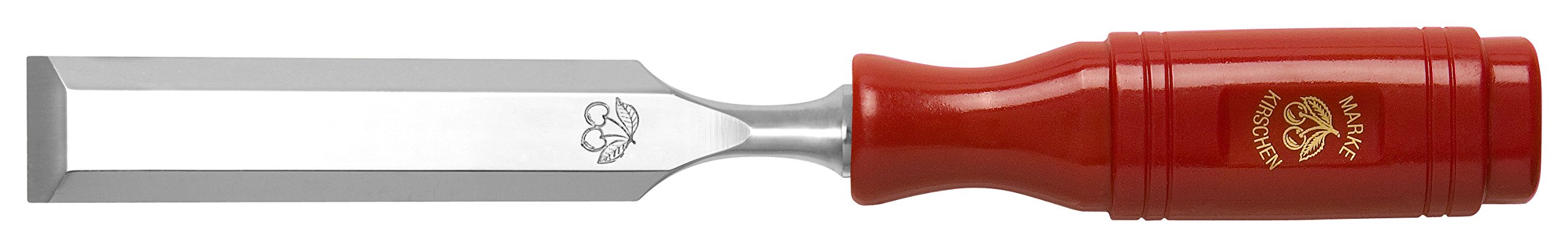 KIRSCHEN Werkzeuge 1003025 | Stechbeitel mit rotem Plastikheft - 25mm