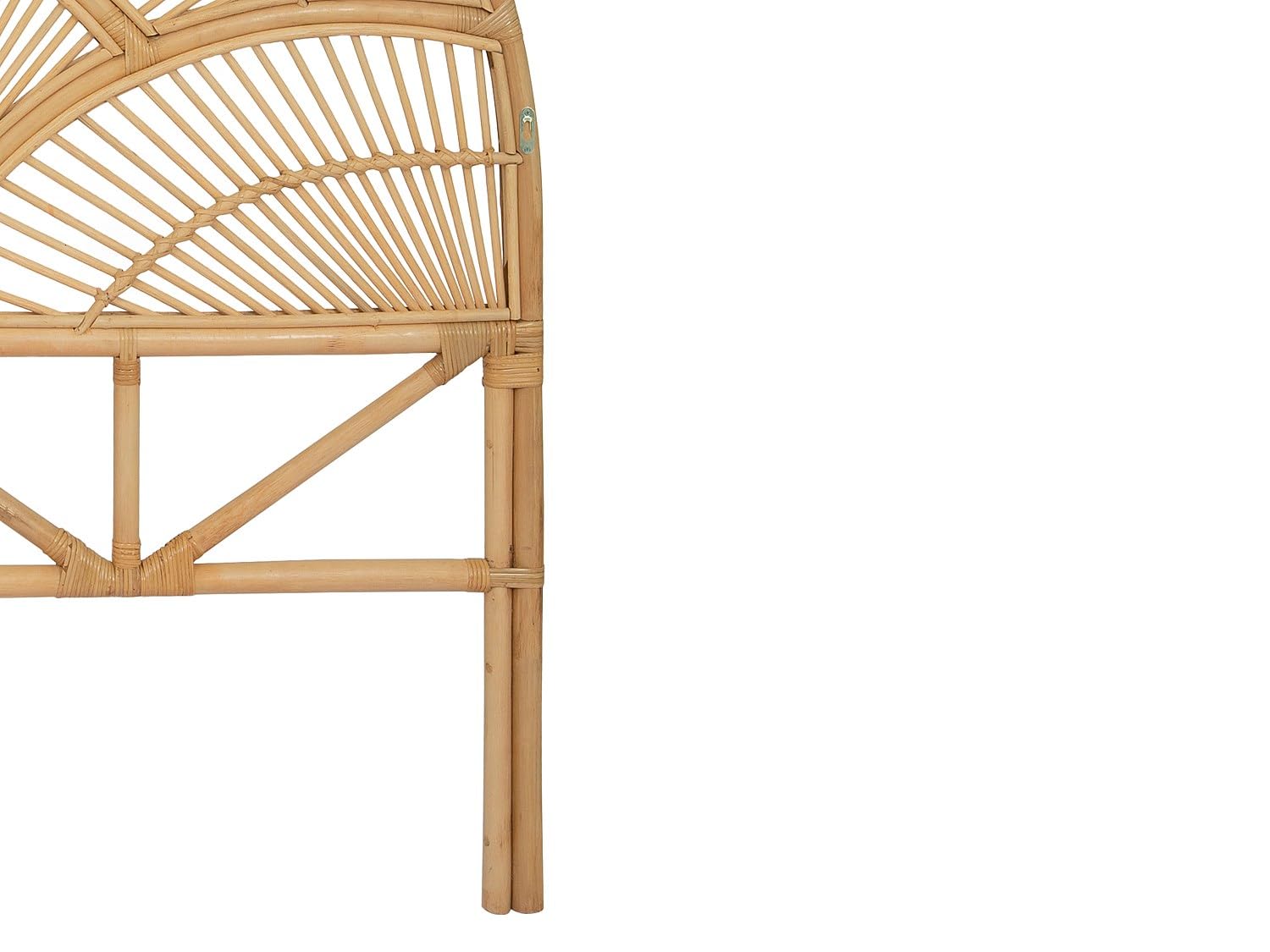 Vente-unique-Cabecero de Cama 140 cm - Rat·n - Natural - EFELA