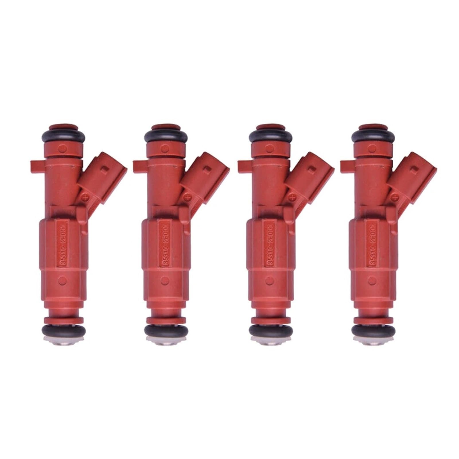 Nwirmtm One Color Injector Fuel For Elantra For Ix35 For Kia For Forte For Soul 1.8 2.0L 2011-2020 353102E000 Replacement 4Pieces Car Fuel Injector Nozzle 35310-2E000