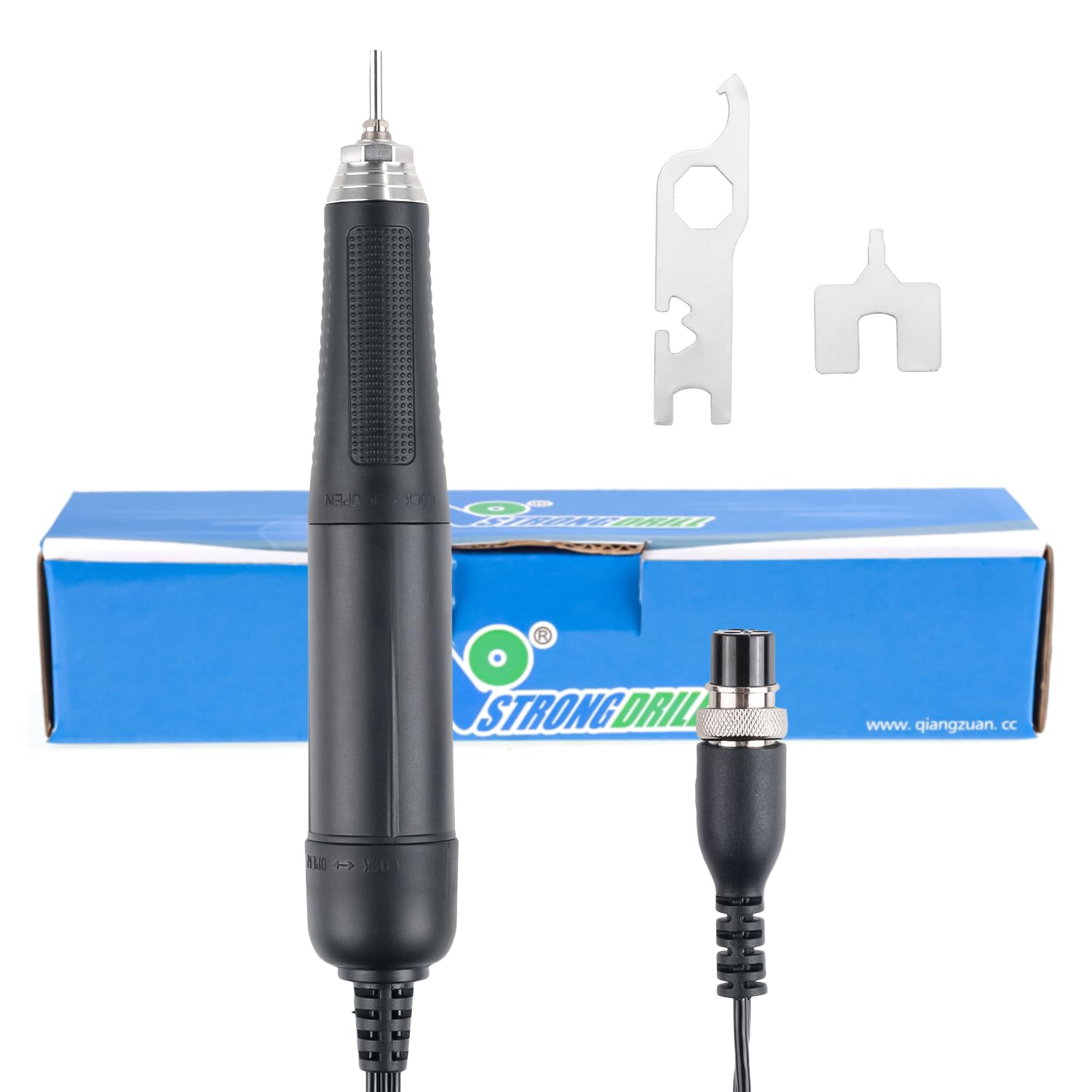 NSKI Instrumento de molienda sin escobillas de carbono eléctrico fuerte de 50.000 RPM para máquina de taladro de uñas, joyería de laboratorio