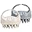HEETA Hair Brush, Hair Growth Scalp Massager with Soft Silicone Bristles to Remove Dandruff, Relieve Itching & Relax Scalp, Shampoo Brush for Wet Dry Hair Care, Beige & Grey, 2 Count