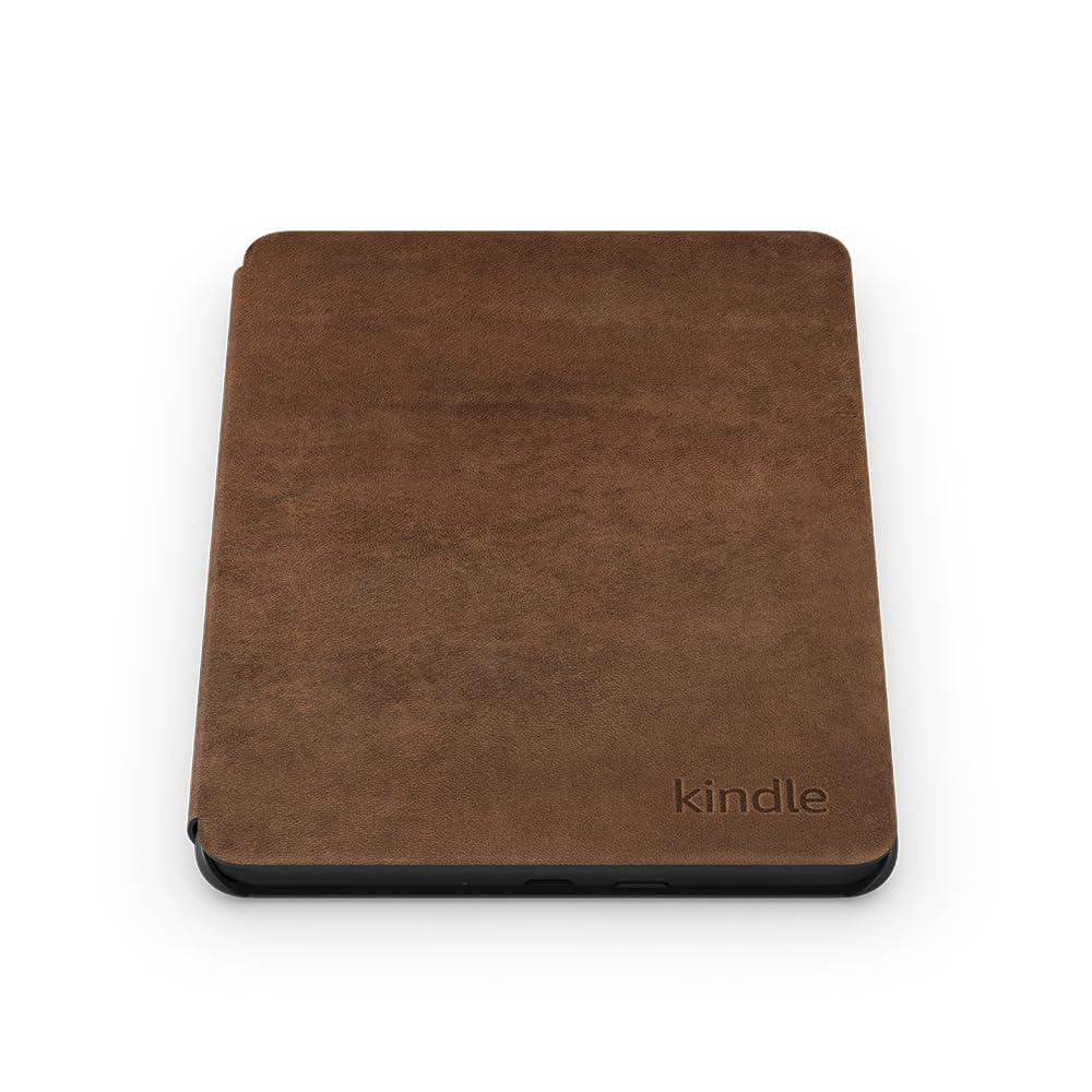 Kindle Paperwhite Signature Edition (versione 2024) da 32 GB senza pubblicità, una custodia in pelle Amazon Premium e un dock di ricarica wireless Made for Amazon