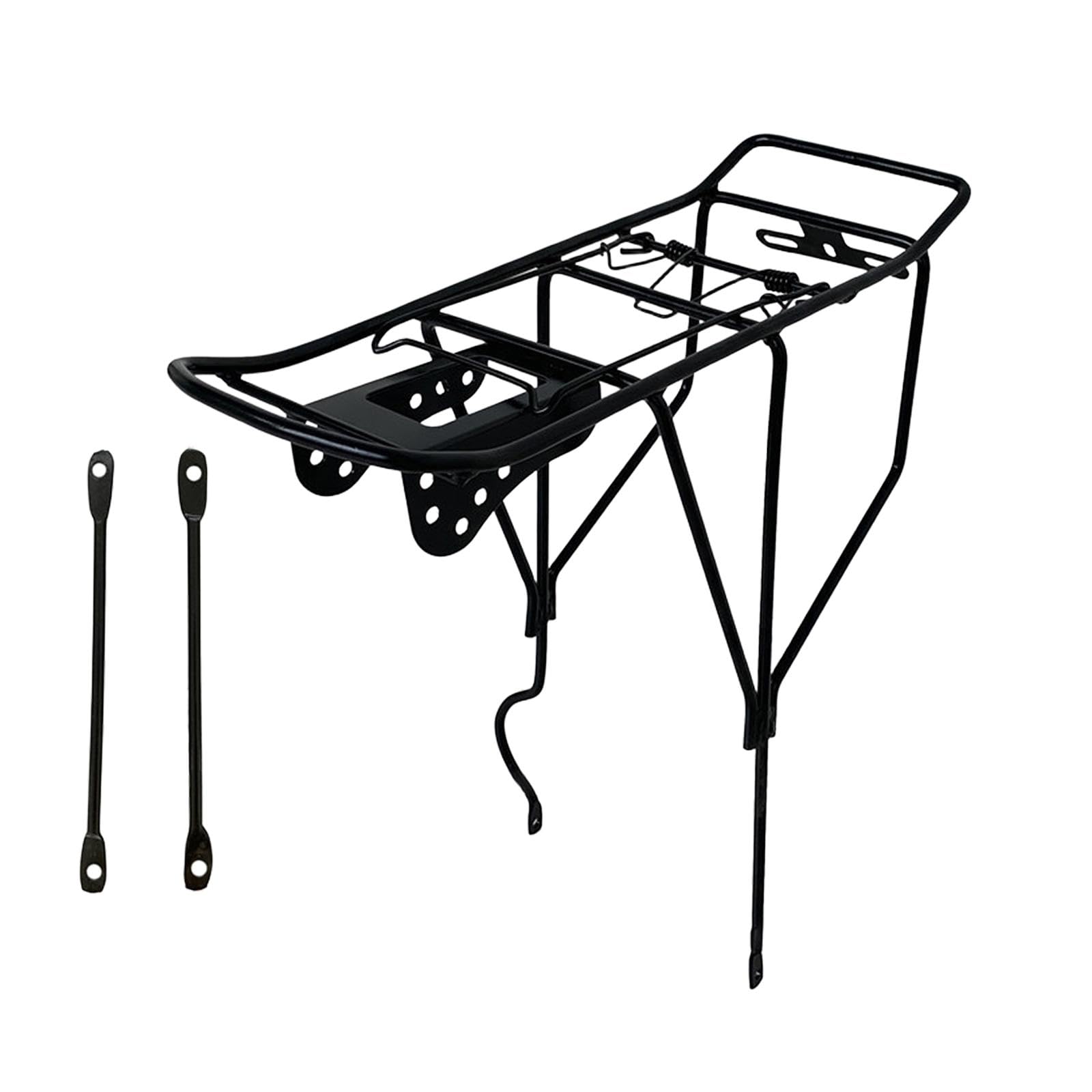 Yiju Bicycle Rear Rack Bike Luggage Carrier Rack Adults Luggage Holder Travel Iron Lightweight Outdoor Riding Rear Bike Seat, Small Holes