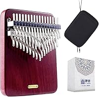 Vista 1 de LingTing Kalimba - Piano de pulgar de 34 teclas Mbira, regalo para niños, adultos, principiantes profesionales (LT-K34V, susurrador de nieve)