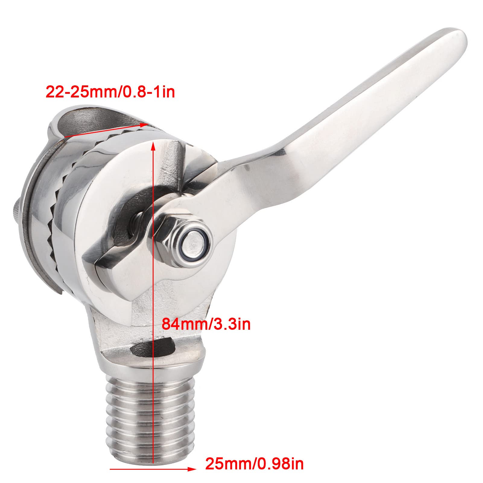 Amazon.co.jp: XTevu マリン アンテナ マウント 84mm 3.3インチ