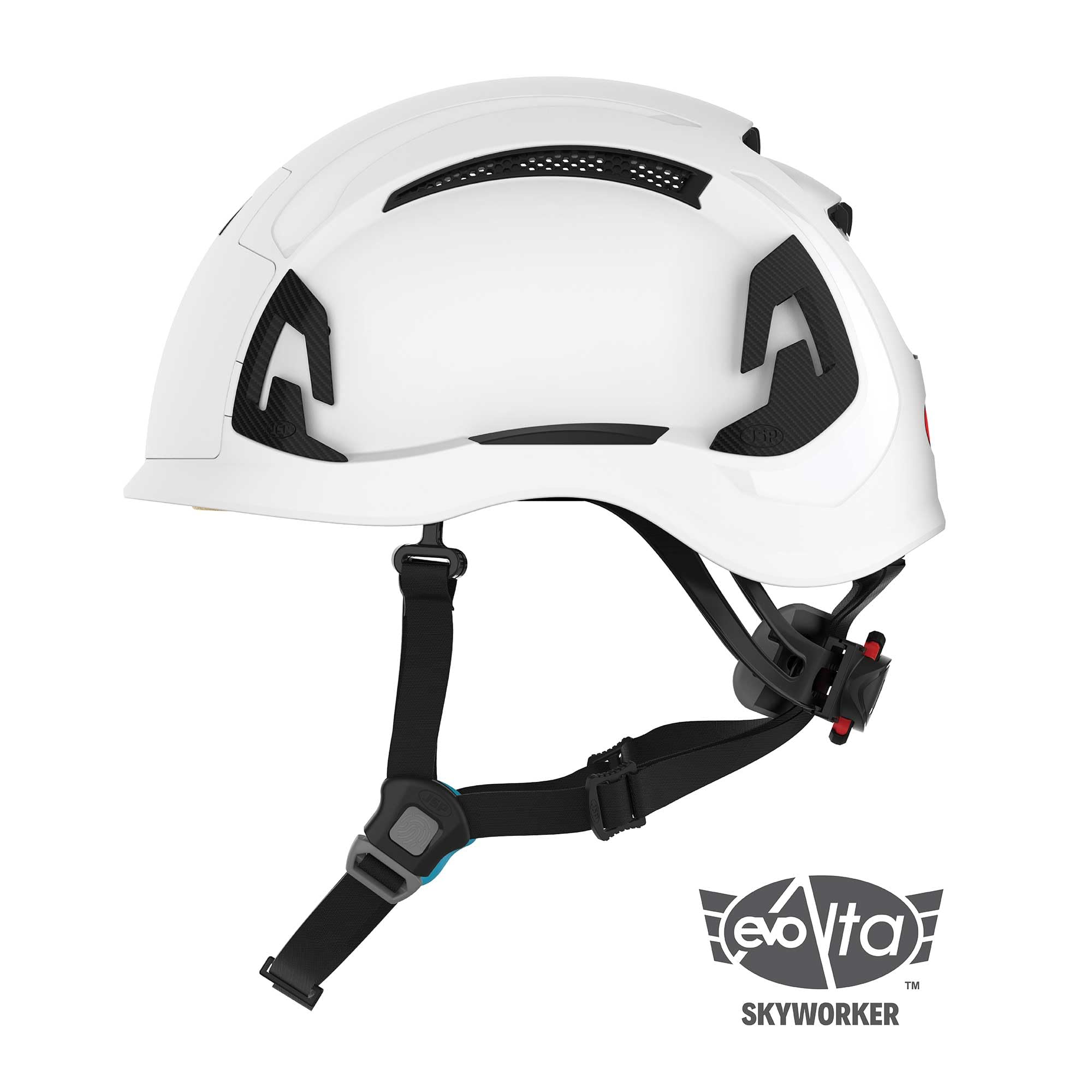 JSP EVO ALTA Skyworker Kask ochronny - Regulacja koła - Wentylowany - Biały (ARC170-000-100)