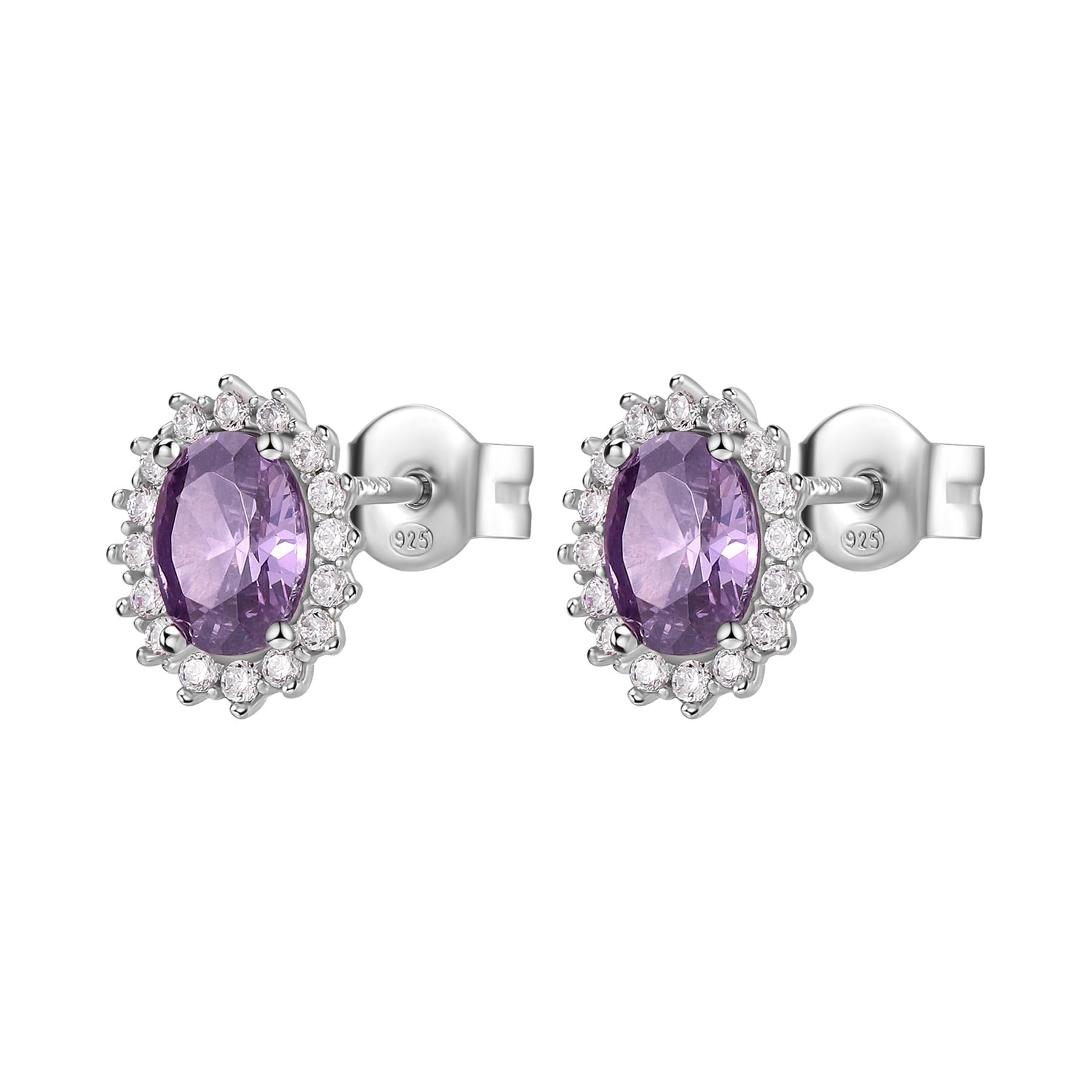 Brosway Orecchini Donna a Lobo in Argento | Orecchini A Lobo Con Magic Purple | Collezione FANCY - FMP22