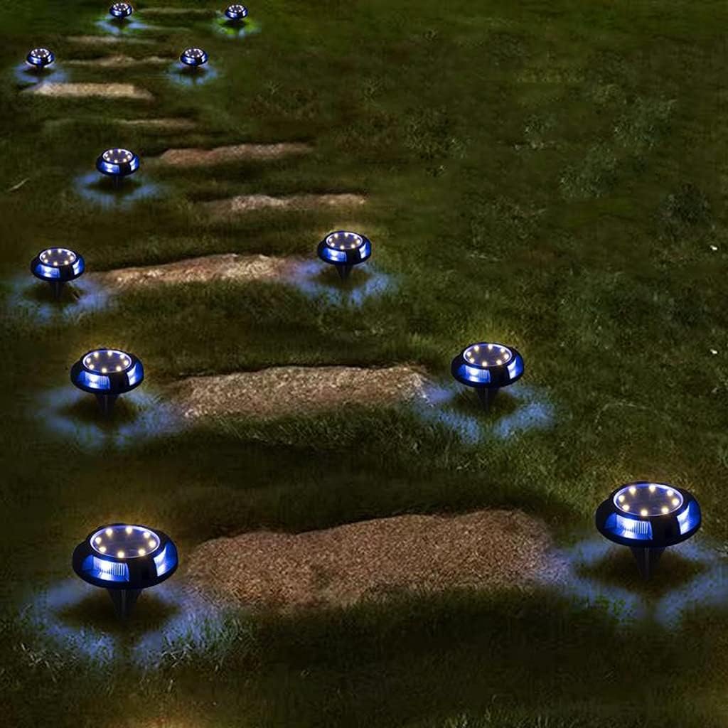 4pcs IP65 Garden Solar Underground Light 12 Led Villa Front Lawn Decorative Solar Lamp for Pathway Lawn Lights image 3