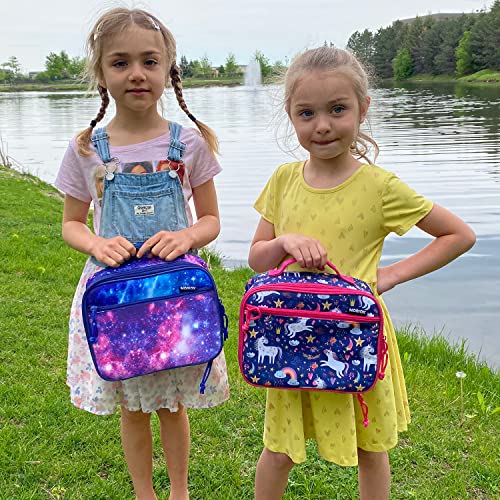 Moriox Galaxy Lunch Box, Kids Thermal Insulated Bag Mini Soft Cooler Back To School Daycare Bento Meal Tote Kit For Boys Girls Toddlers Teens All Ages #TOP5