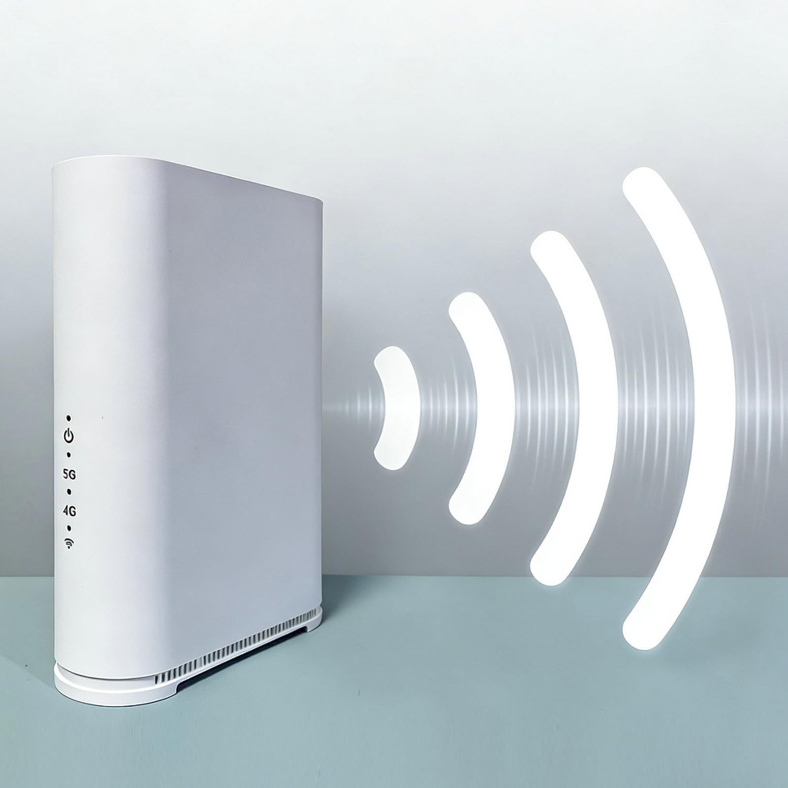 AMONIDA Routeur WiFi 5G CPE Routeur Gigabit LTE Double Bande pour Usage Domestique et Industriel Noir 190x135x52mm