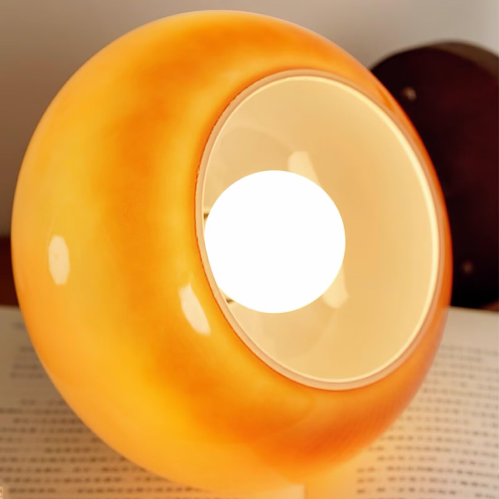 Szklana lampa ścienna styl vintage lampka nocna kreatywna lampa wspornikowa dekoracyjna lampa ścienna do sypialni, przedpokoju