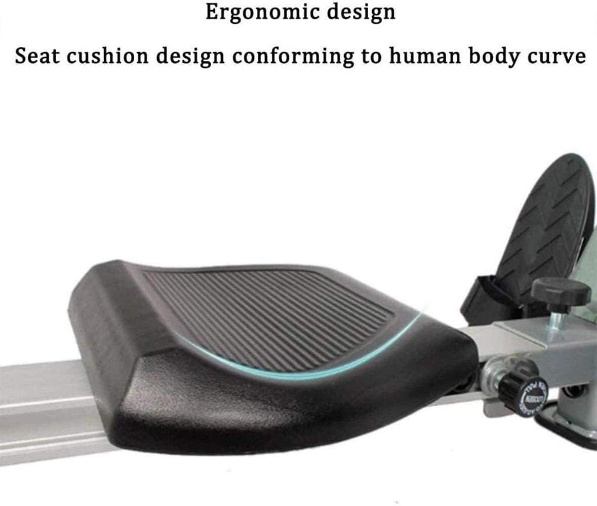 Máquinas de remo, máquina de remo, control magnético silencioso plegable, máquina de remo de agua para entrenamiento muscular de pérdida de peso masculina y femenina, equipo de ejercicio aeróbico