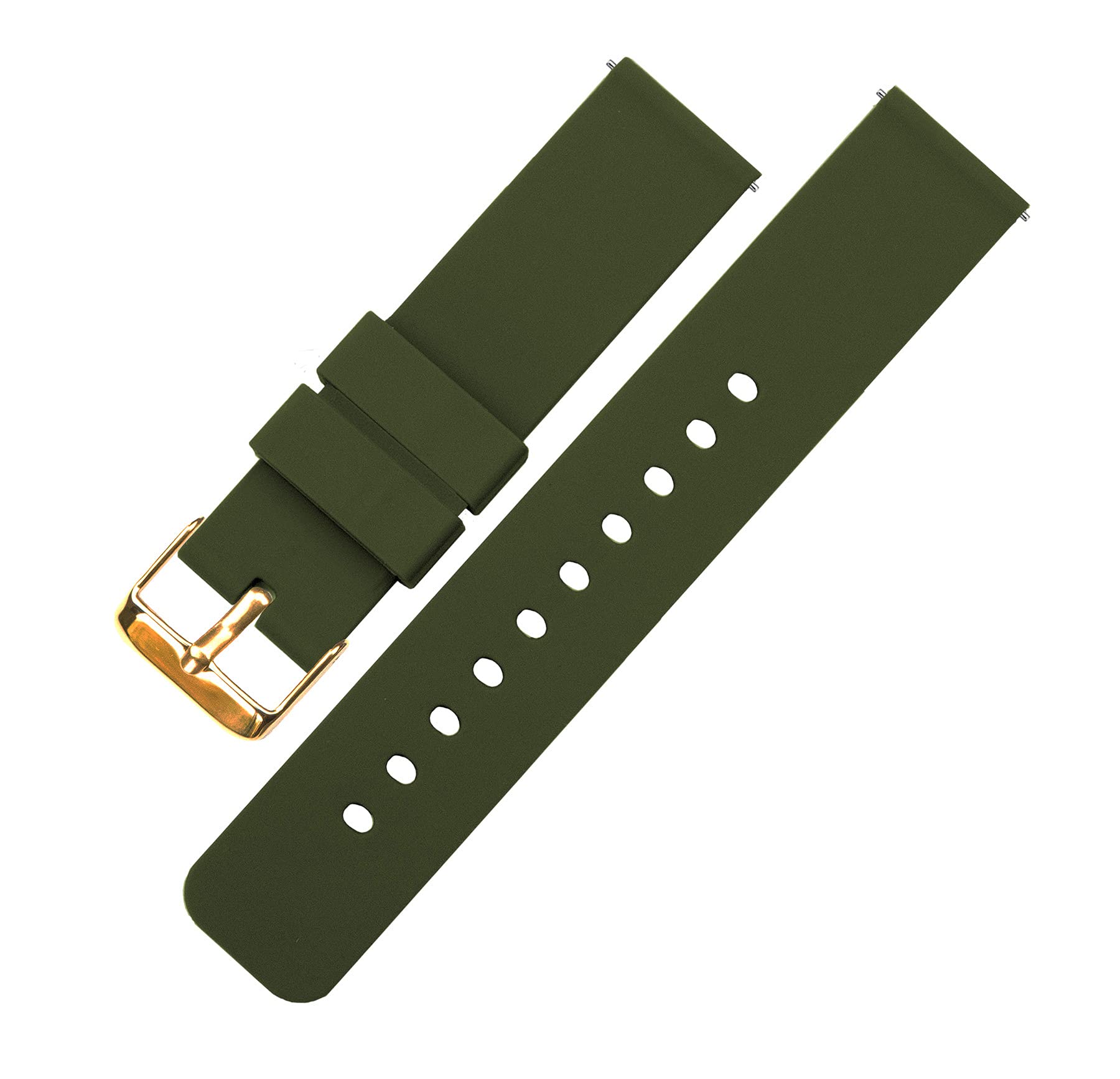 BARTON WATCH BANDS - Soft Silicone Quick Release Straps