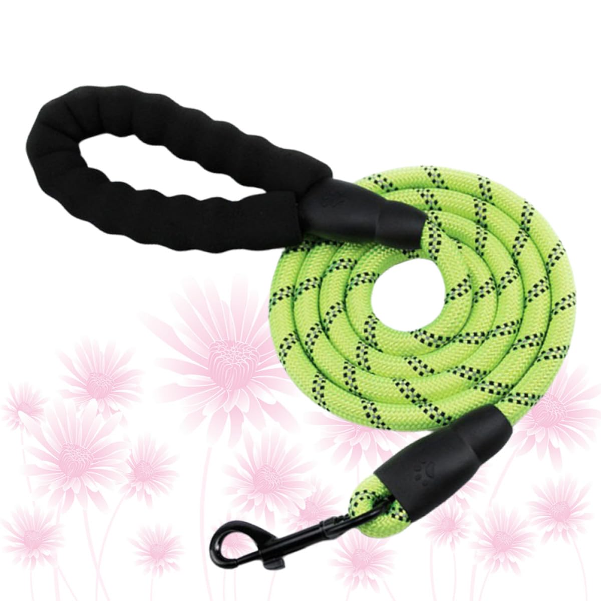 Alasum Correa de Tracción para Perros y Mascotas Reflejos, Cuerda de Remolque Redonda de Nailon para Entrenamiento, Control y Comodidad en Paseos Diarios y Senderismo