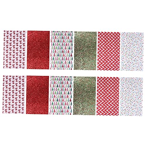 ADOCARN 12 Pçs Folha De Natal Brincos De Joias De Couro Decoração De Natal Acessórios De Joias Brinc
