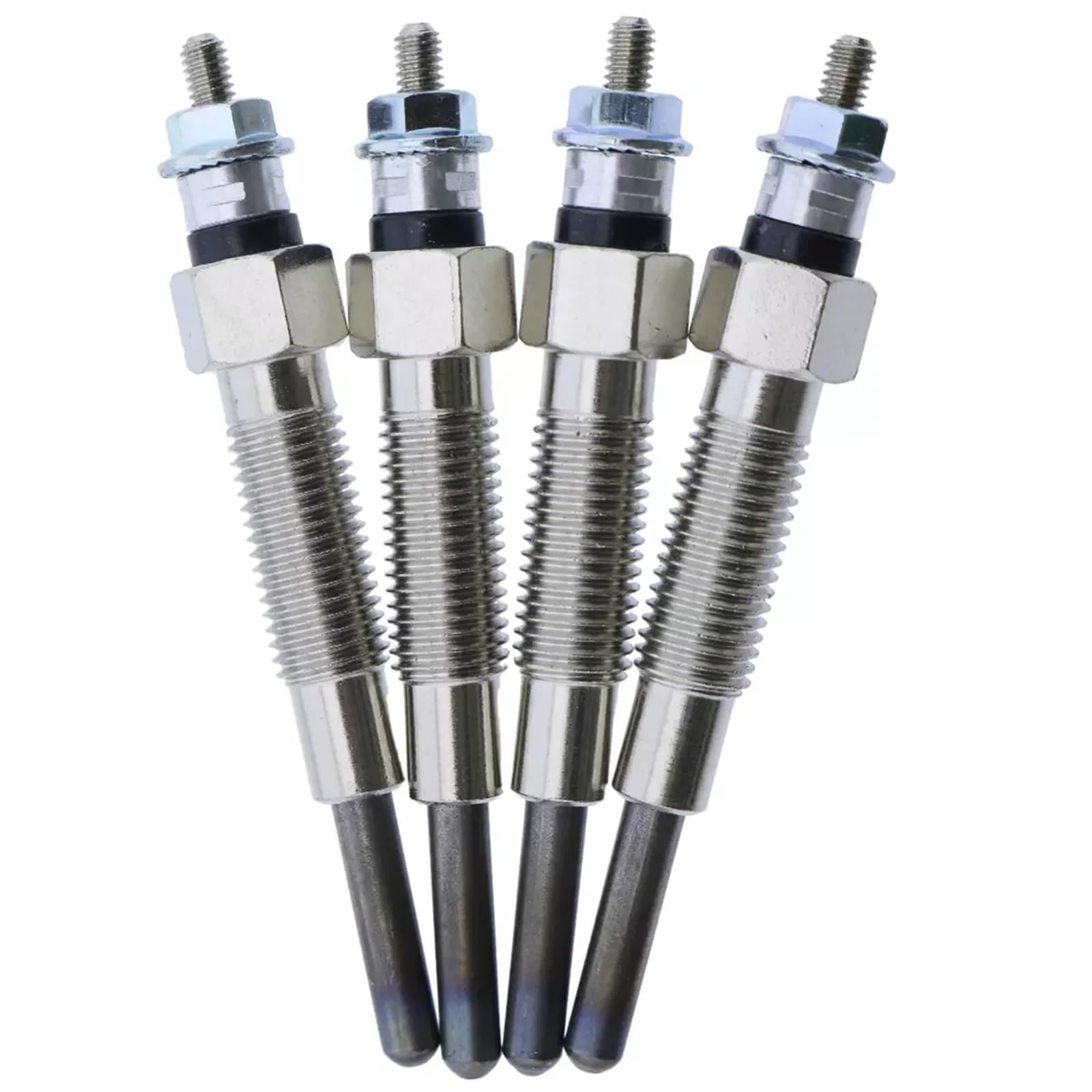 Bougie Préchauffage Compatible avec Mitsubishi S4S S4Q S4Q2 Kit d'entretien bougies préchauffage auxiliaires 4 pièces références 32A6603100 32A6603101 32A6603102