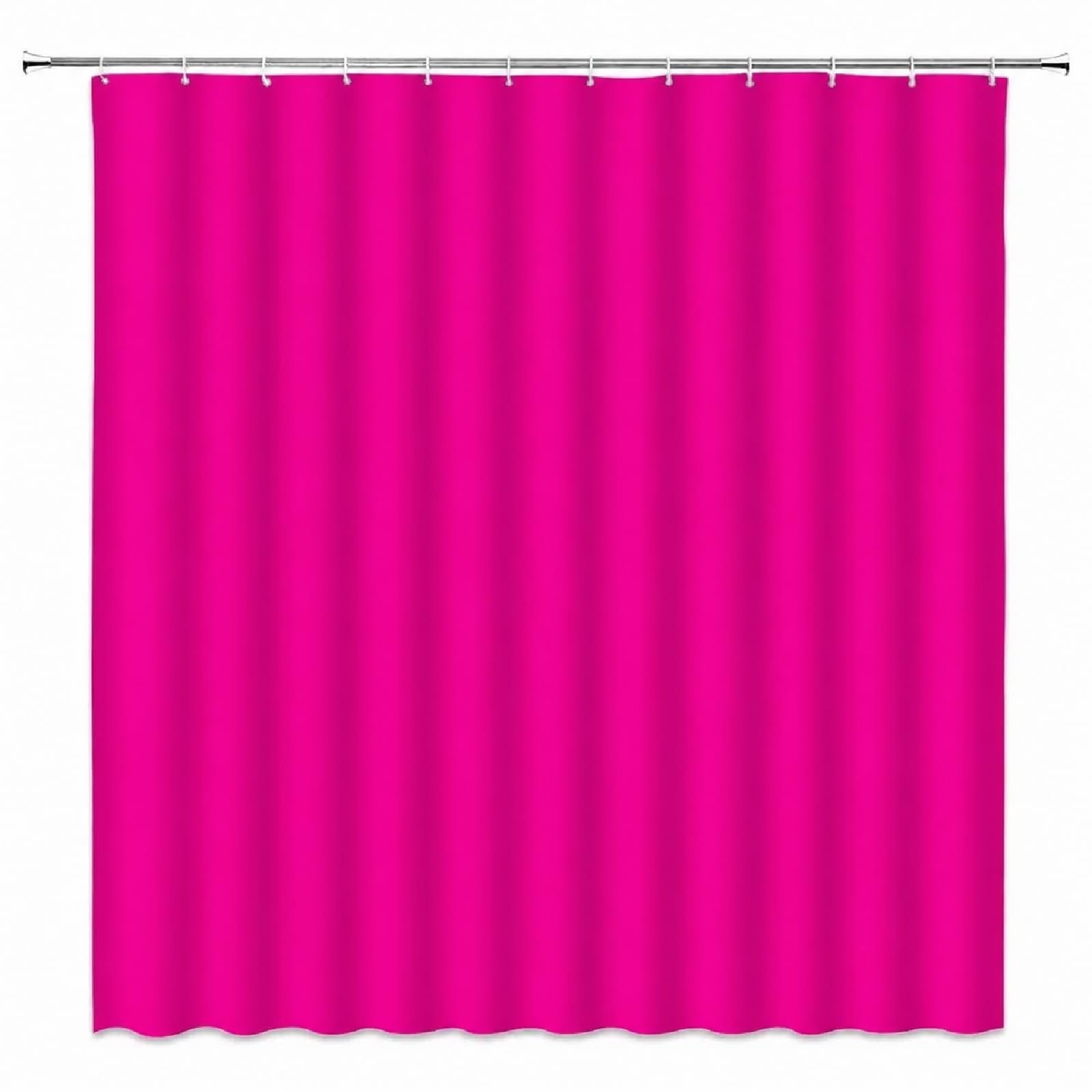 18meng Art Purple Shower Curtain 90 x 90 cm Waterproof Mould Proof Resistant Polyester Fabric Bathroom Curtain with 12 Hooks Washable Weighted Shower Curtains for Bath Tub Shower Stall