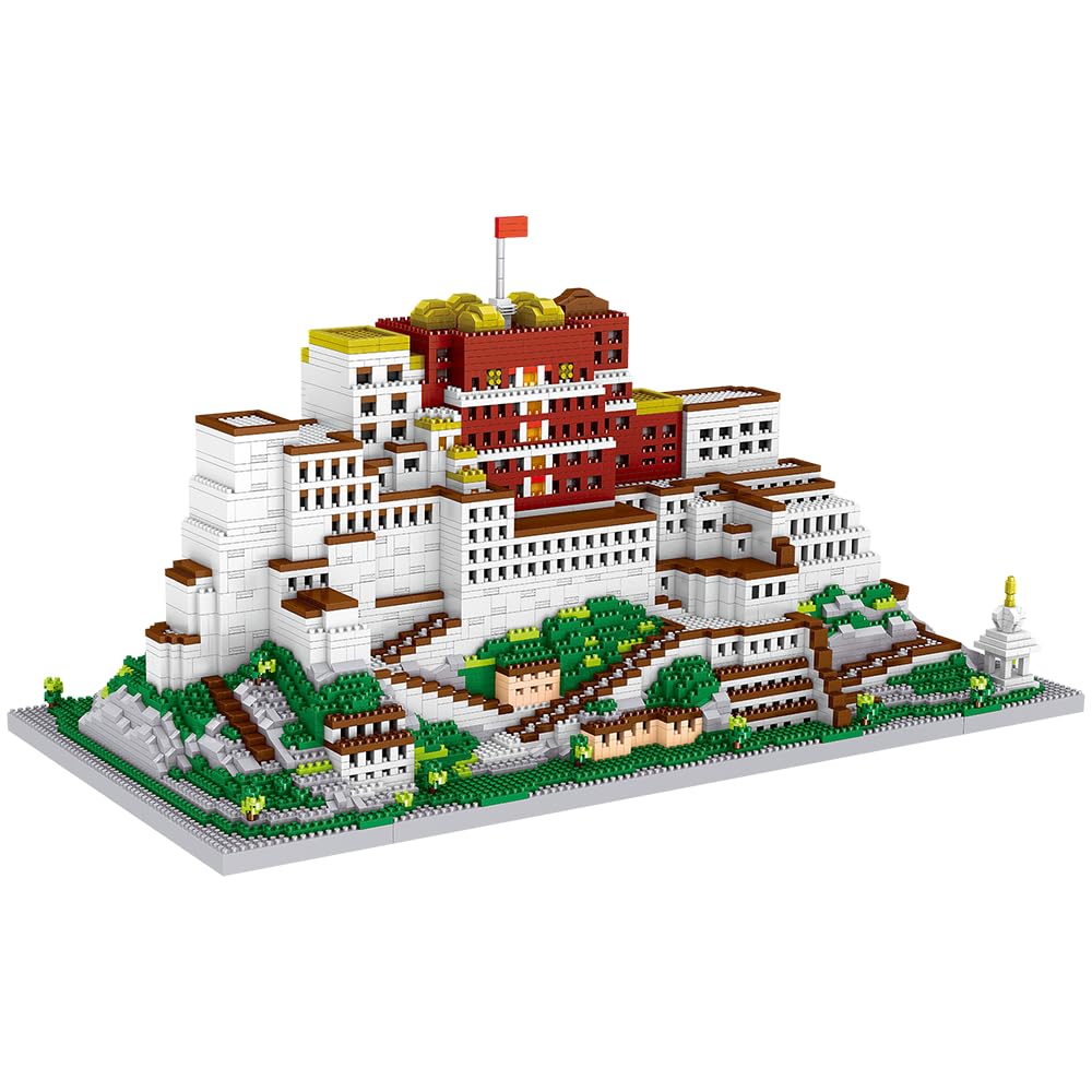 alltogetho 10000pcs Bricks Potala Palace 3D Plastic Model Architecture Micro Bricks for Adults Building Blocks Toy Kits Assemble Decoration