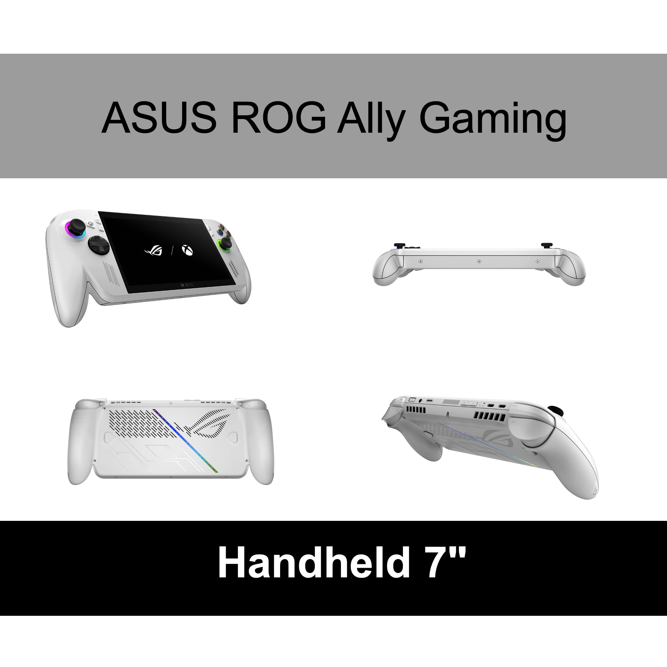 ASUS ROG Ally ホワイト 本体とアクセサリ2点 Amazon.com: ASUS ROG Xbox Ally Gaming Laptop 7