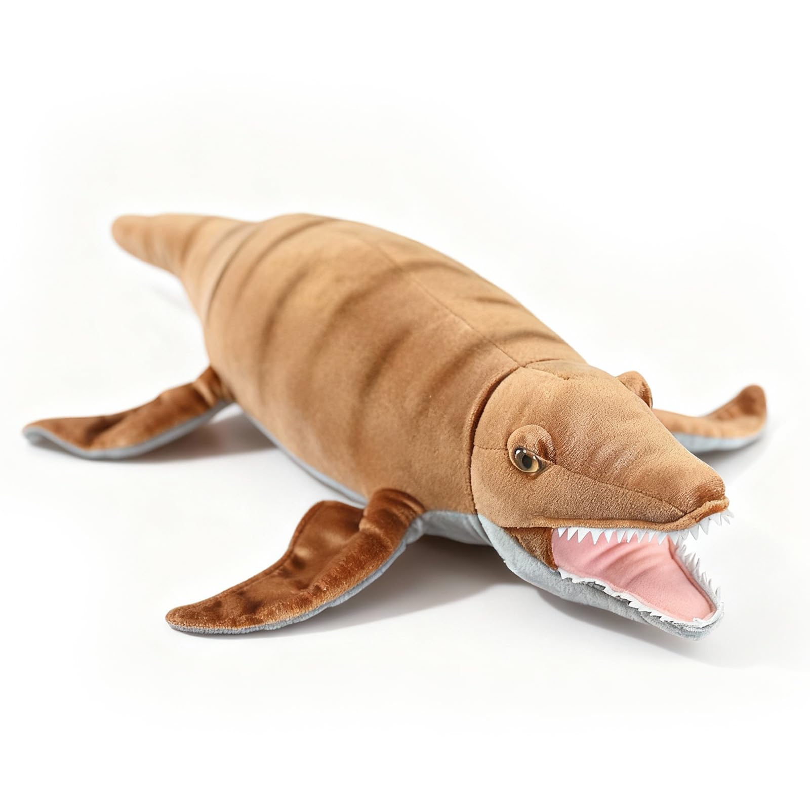 PuffPurrs Kronosaurus Plush – Lifelike 19in Prehistoric Marine Reptile Toy, Realistic Sea Monster Plush Gift for Ocean & Dinosaur Lovers — image 1
