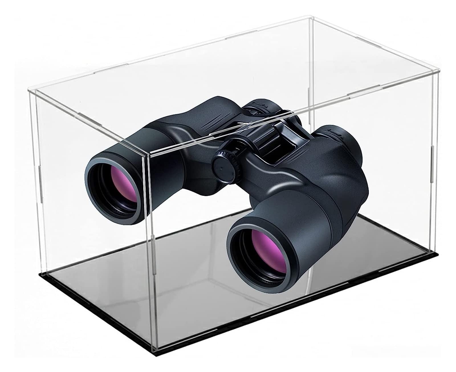 Transparente Estantes Acrílico Vitrina De Vitrina Acrílica, Caja De Encimera Transparente Apilable For Coleccionar, Organizador De Cubo A Prueba De Polvo Transparente For Modelos De Exhibición De Joy