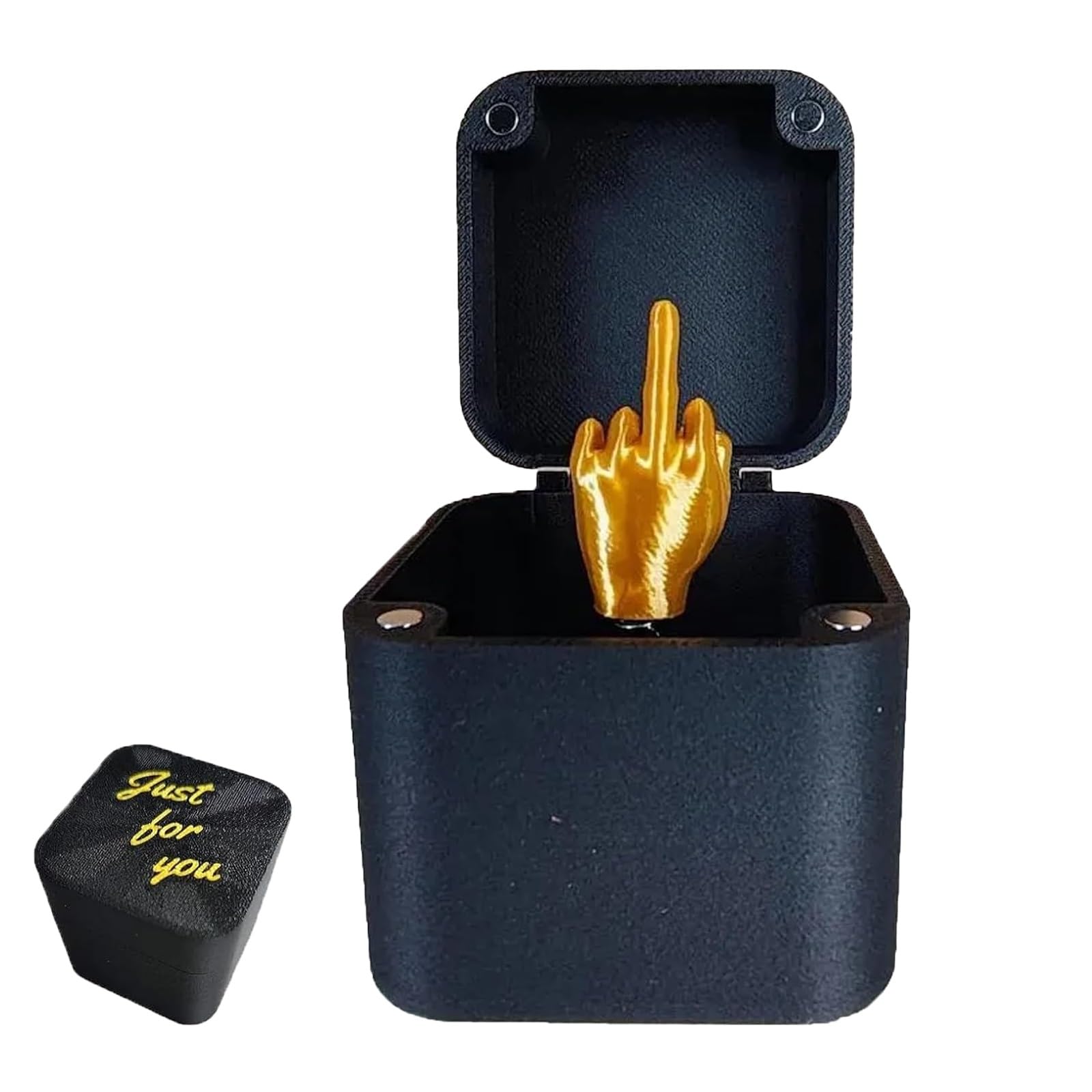 Homaskylynn 1Pcs Middle Finger In Box, Funny Middle Finger Surprise Gift Box Pop Up, Middle Finger Surprise Box, Funny Middle Finger Gift(1Pcs)