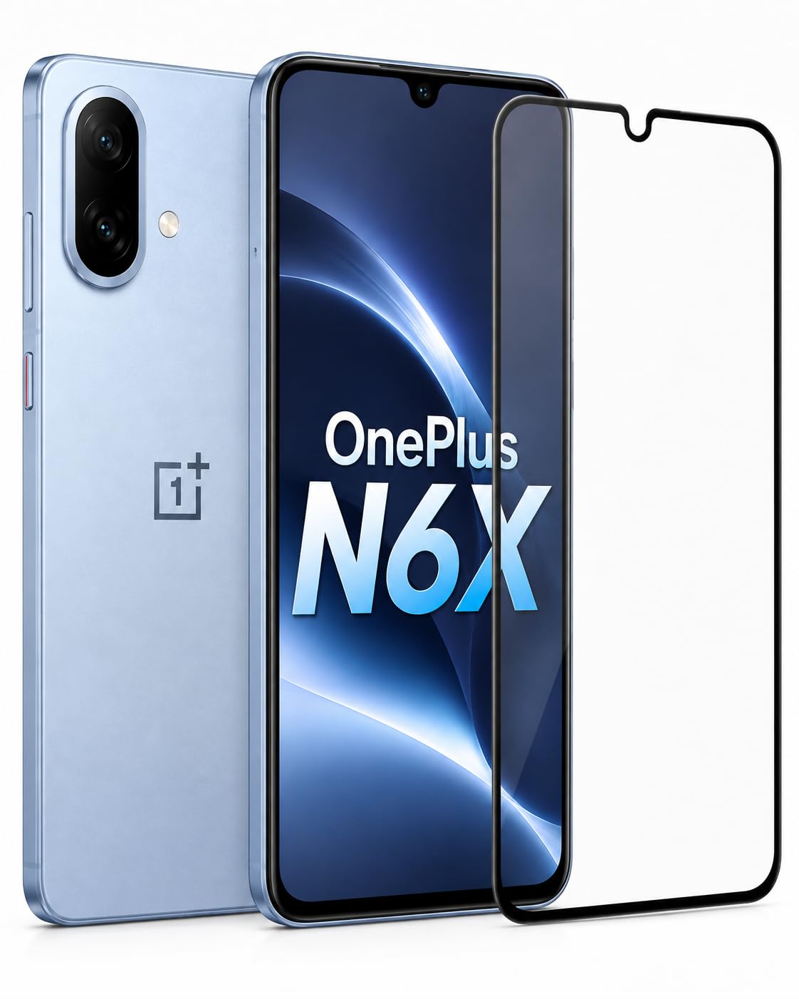 Edge-to-Edge Screen Protector Tempered Glass For OnePlus N6x 5G / OnePlus N6x Lite With Easy Self-Installation Kit-image-31