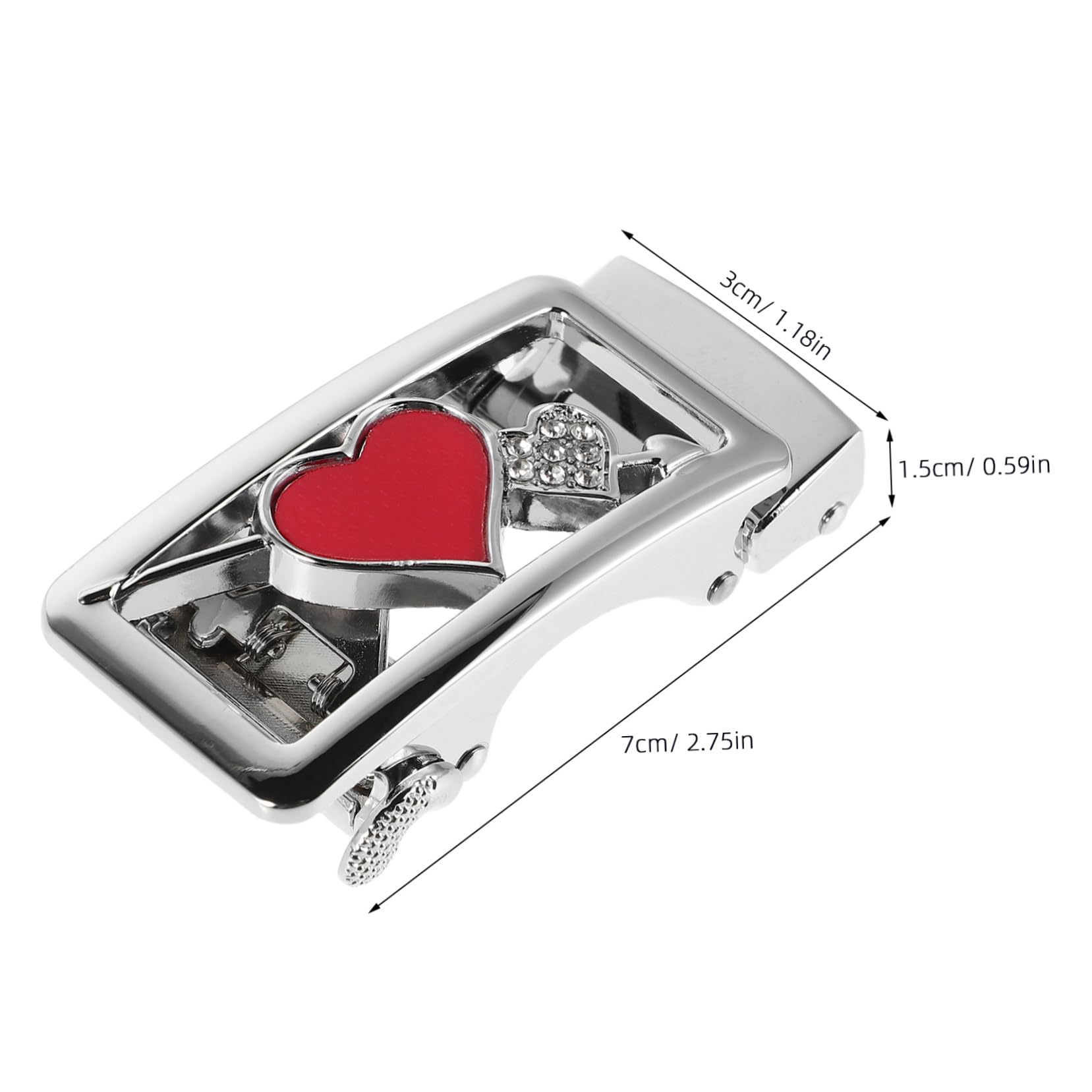 WRITWAA Women Automatic Belt Buckle Fashion Waist Strap Fastener for Dresses and Skirts Decorative Belt Hardware for Secure Fit Women Accessory for Everyday Wear