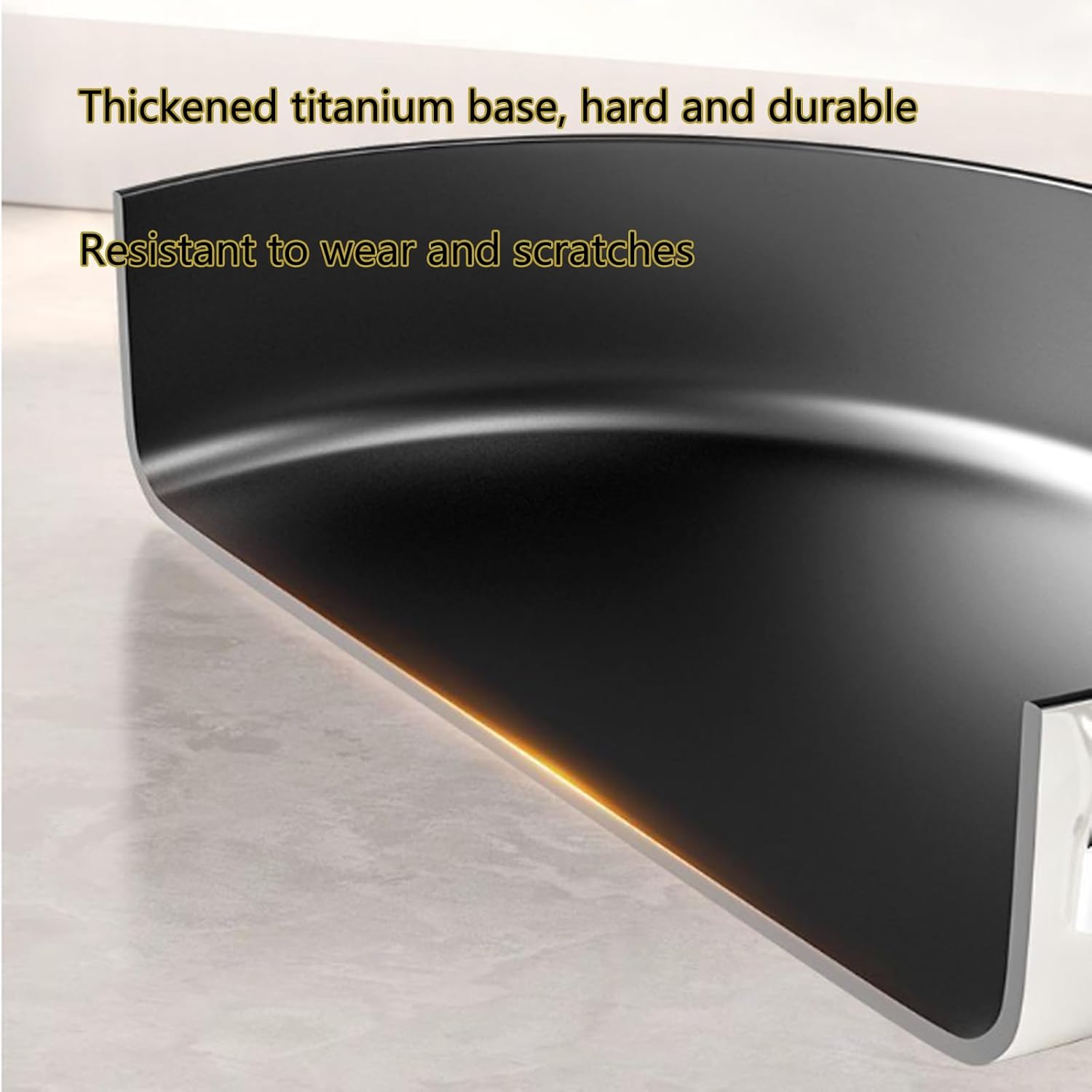 Ceramic Frying Pan With Lid, Titanium Frying Pan, Non Stick Frying Pans Ultra-Durable, Scratch-Resistant, Even Heating, All Cooktops,9.44 in