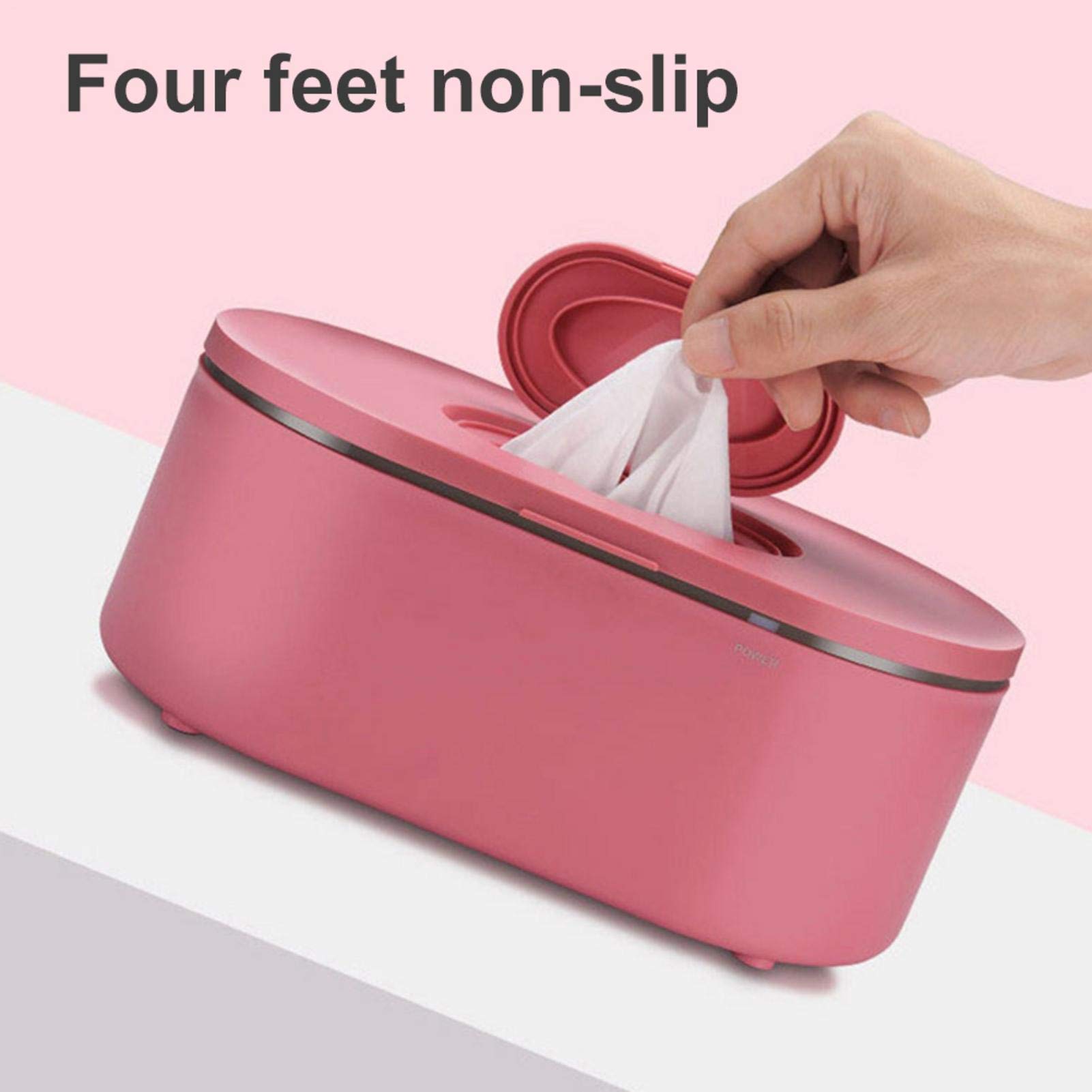 Porte-lingettes humides | Chauffe-Couches Portable | Distributeur de lingettes pour bébé de capacité, Chauffage Rapide lingettes pour bébé Chauffe-Couches
