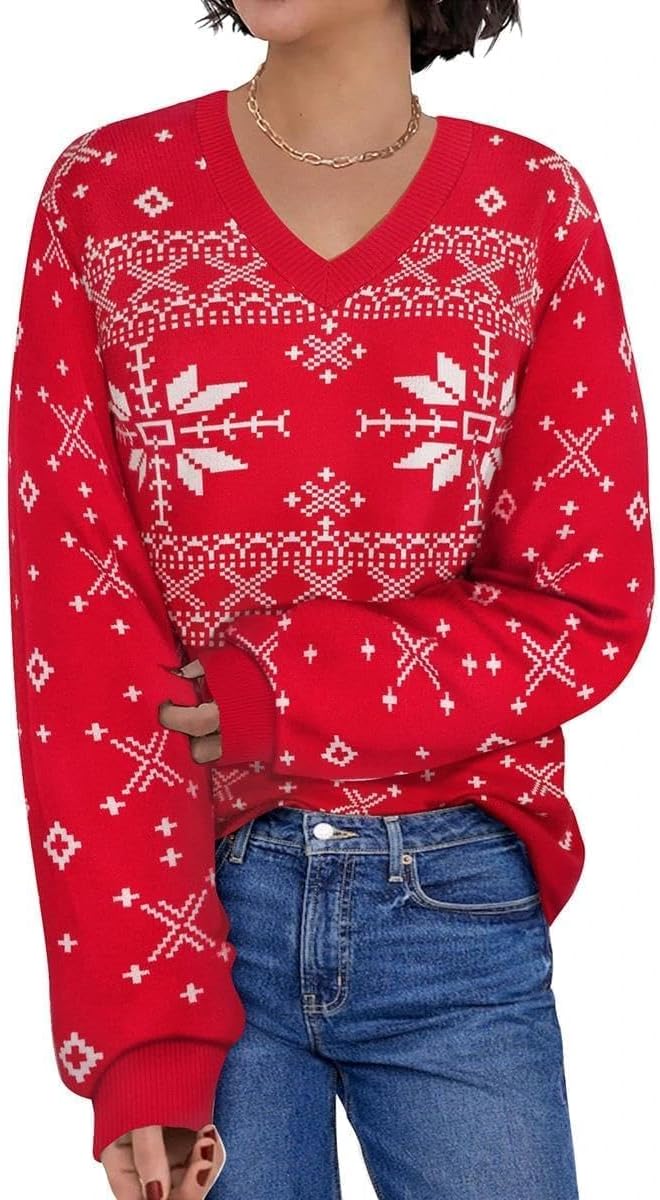 TIYOMI Plus Size Sweater Tops for Women Pearls Lantern Sleeve Sweater XL-5XL