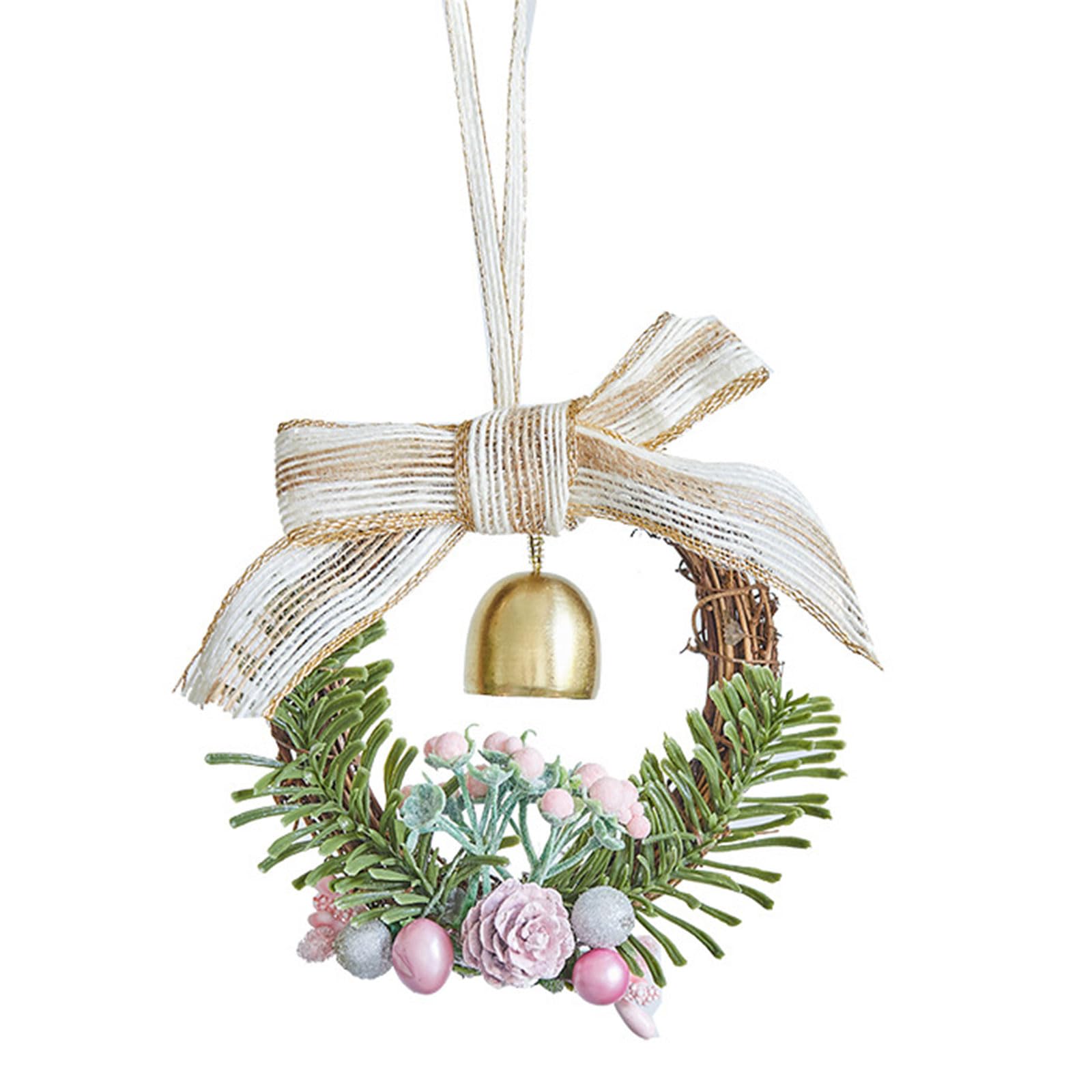 Christmas Wreath Decoration for Home and Bring Holiday Cheer with Delicate Craftsmanship Ornaments Festive Window Decor