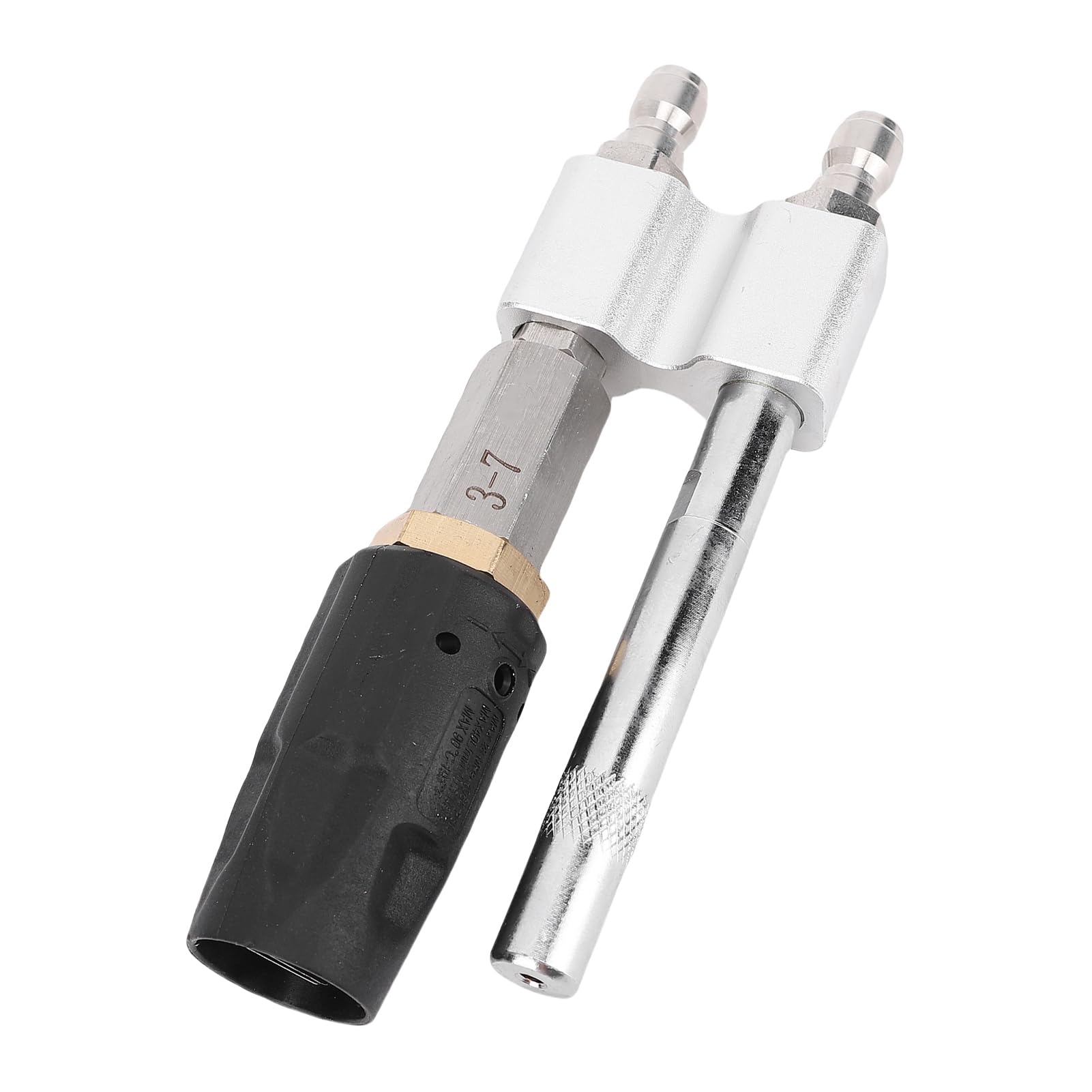 Boquilla de lavado a presión 3, punta de 7 Gpm con conector rápido de 4 pulgadas para tareas altas y múltiples